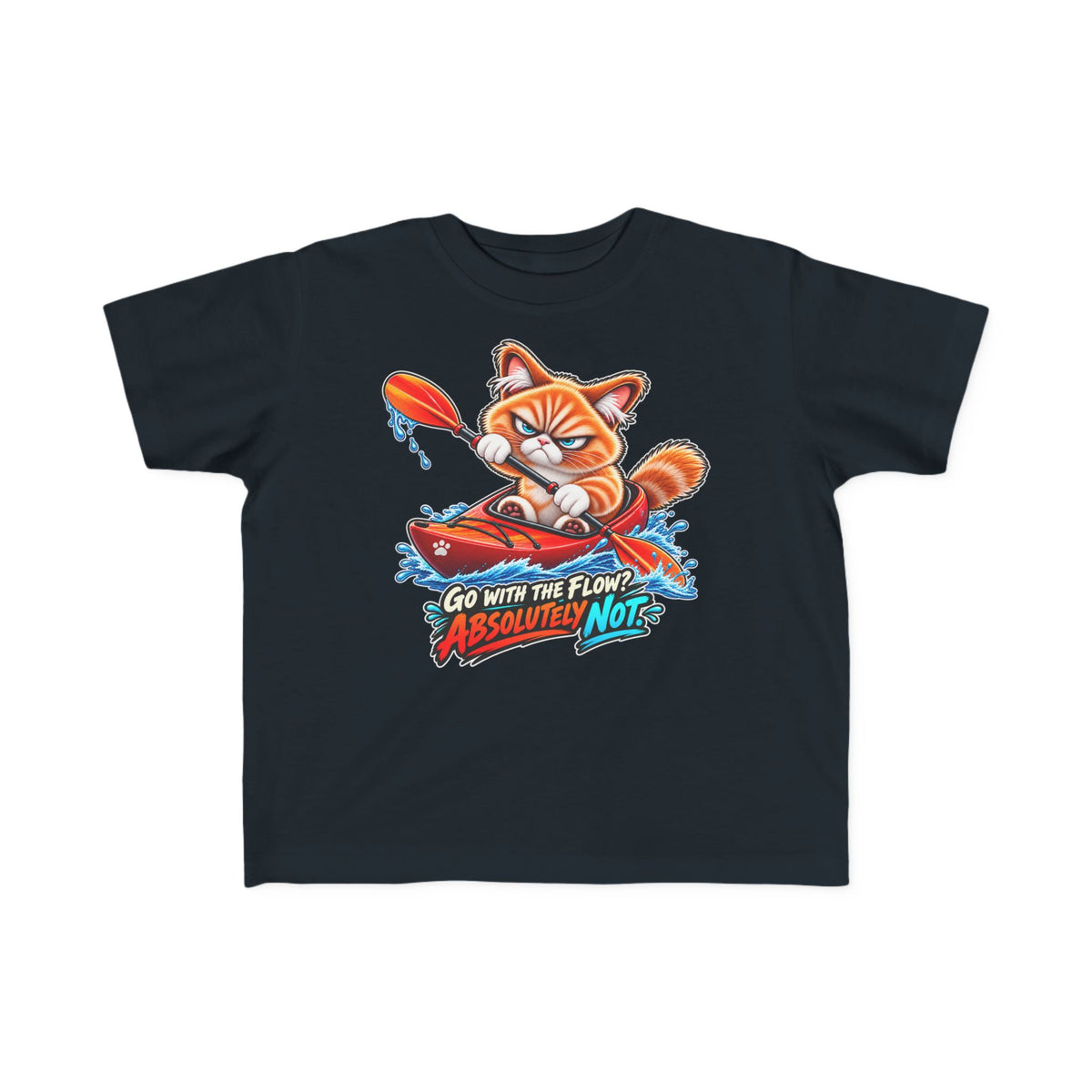 Kayaking - Mildly Feral - Toddler Short Sleeve Tee
