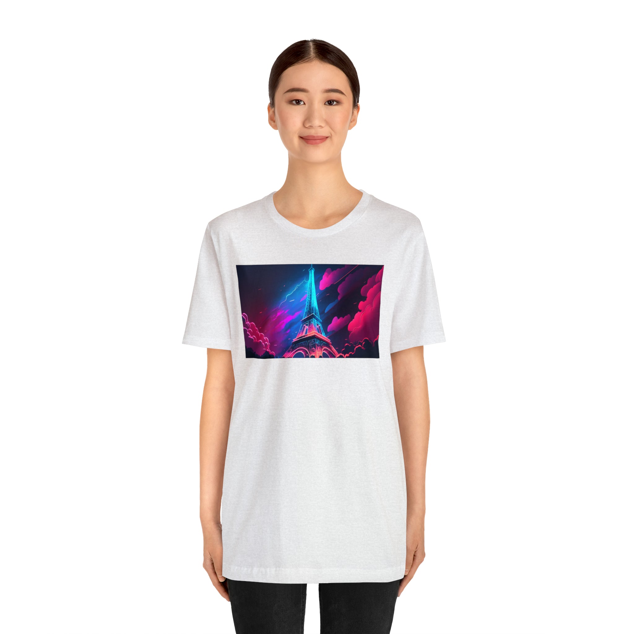 Unisex Jersey Short Sleeve Tee - Eiffel Tower, France