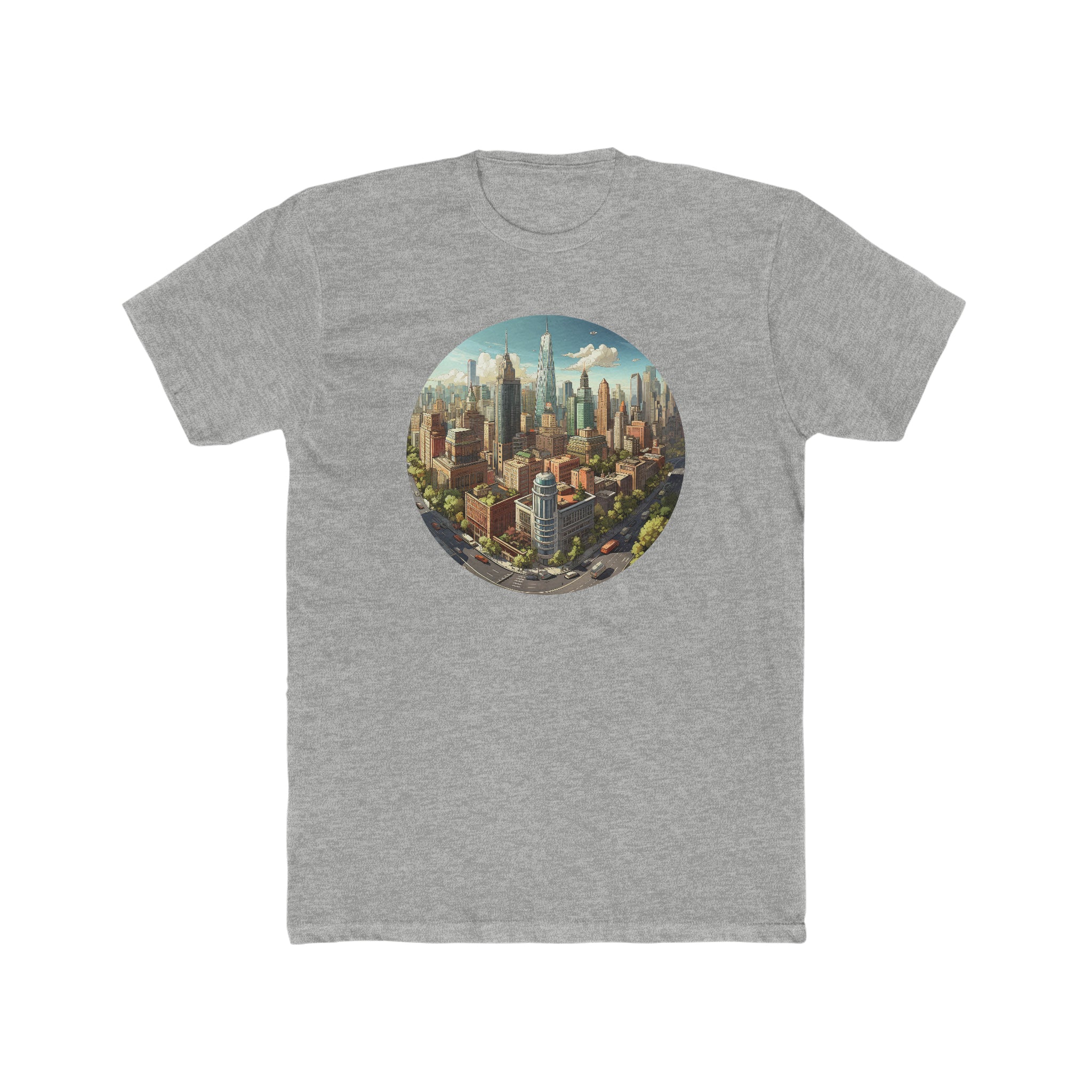 Men's Cotton Crew Tee - Isometric Designs 08