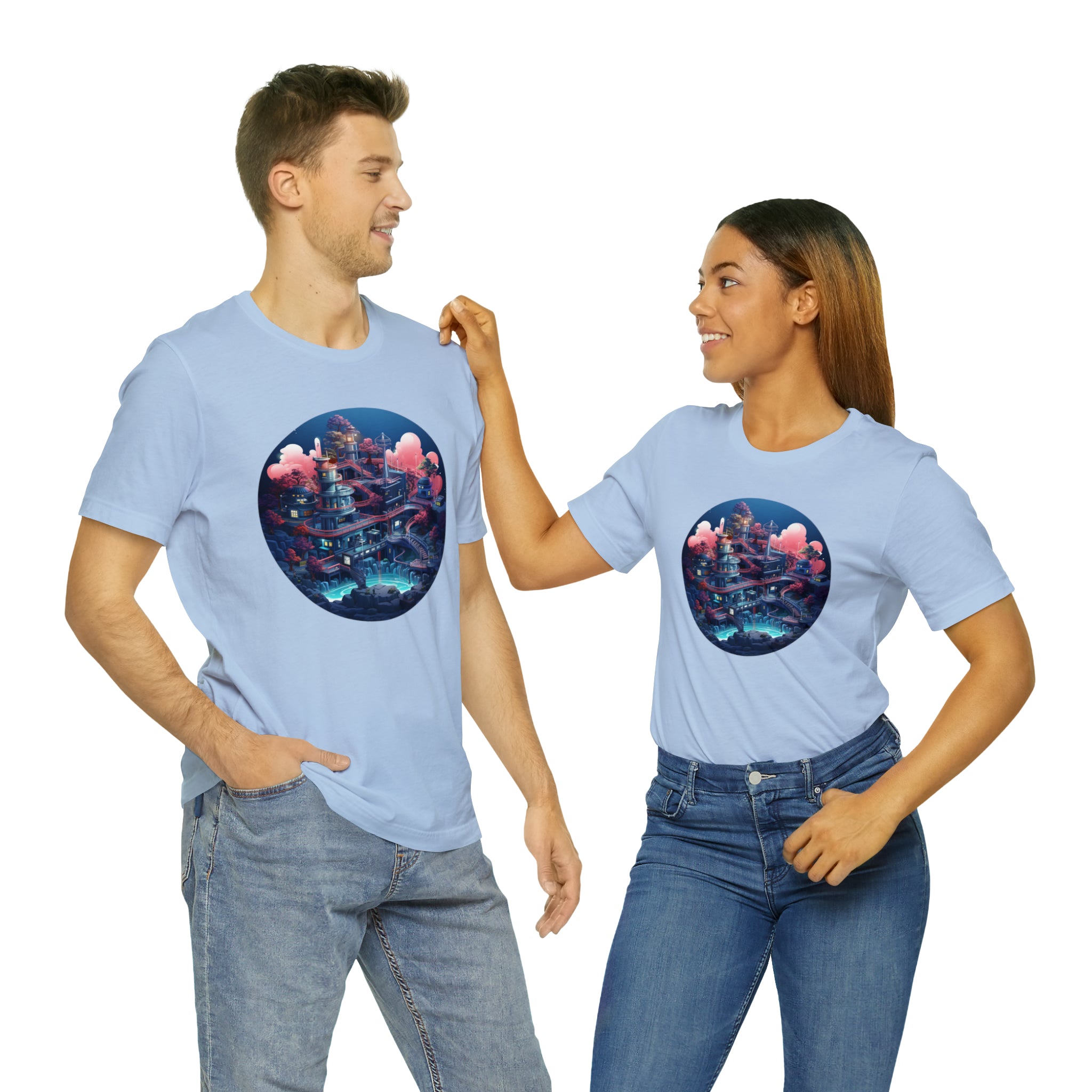 Unisex Jersey Short Sleeve Tee - Isometric Designs 03