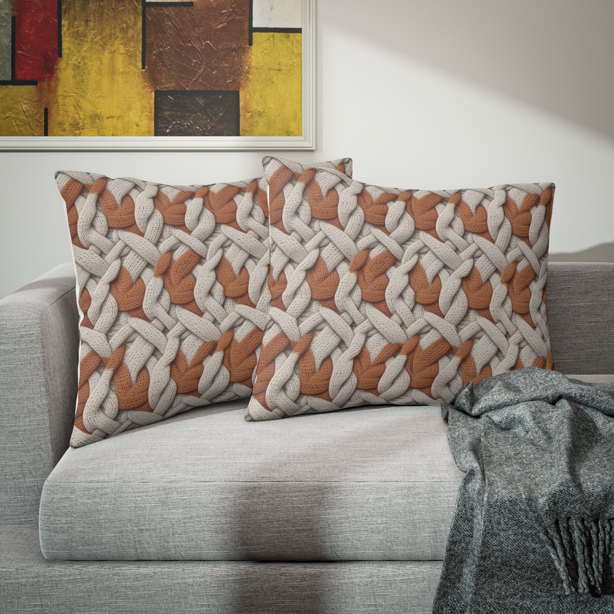 Pillow Sham (AOP) - Seamless Knit Art Designs 03