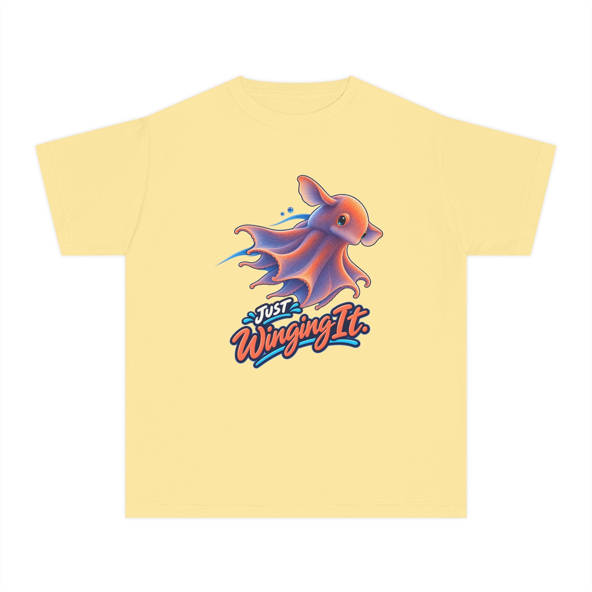 Youth Midweight Cotton Tee - Dumbo Octopus