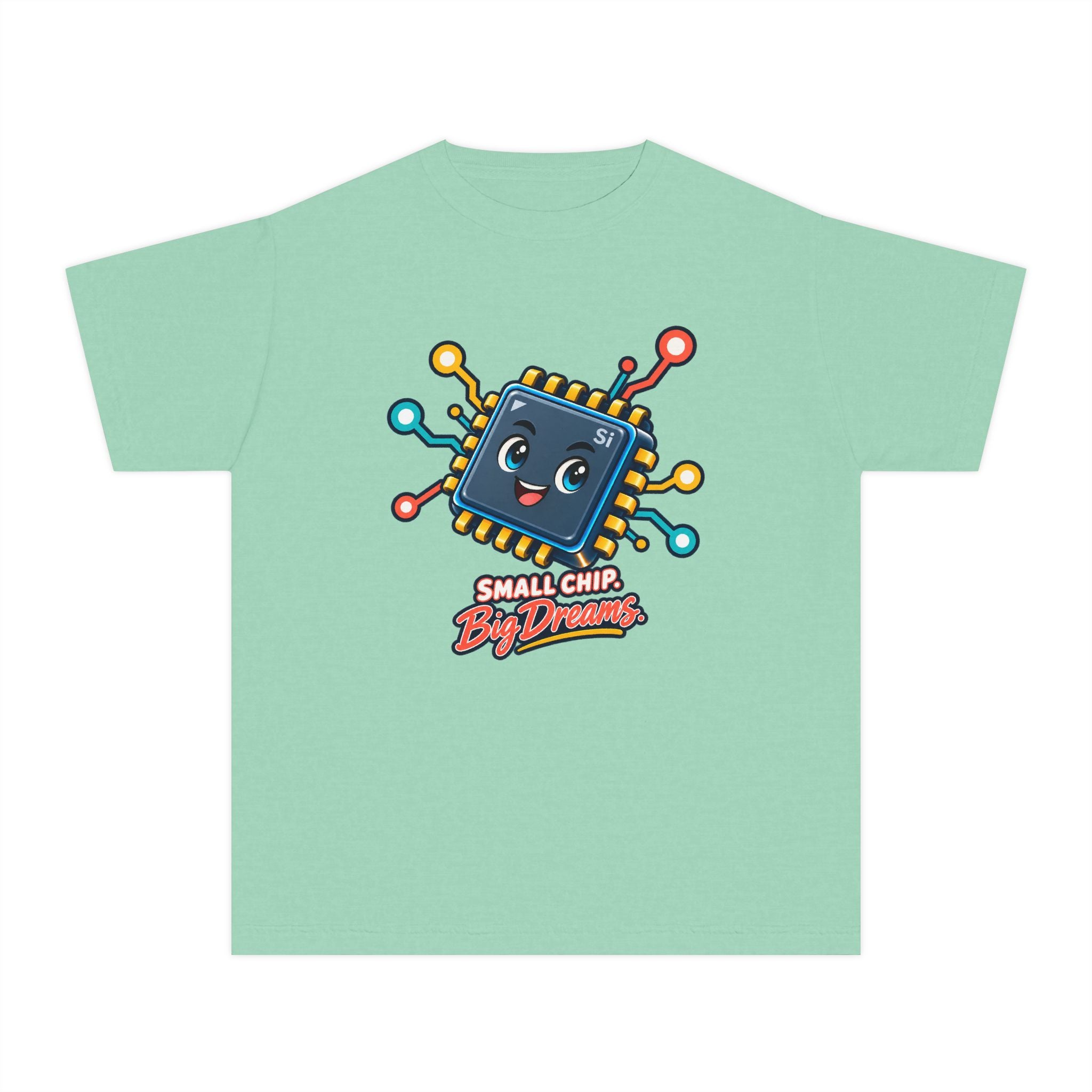 Youth Midweight Cotton Tee - Small Chip, Big Dreams
