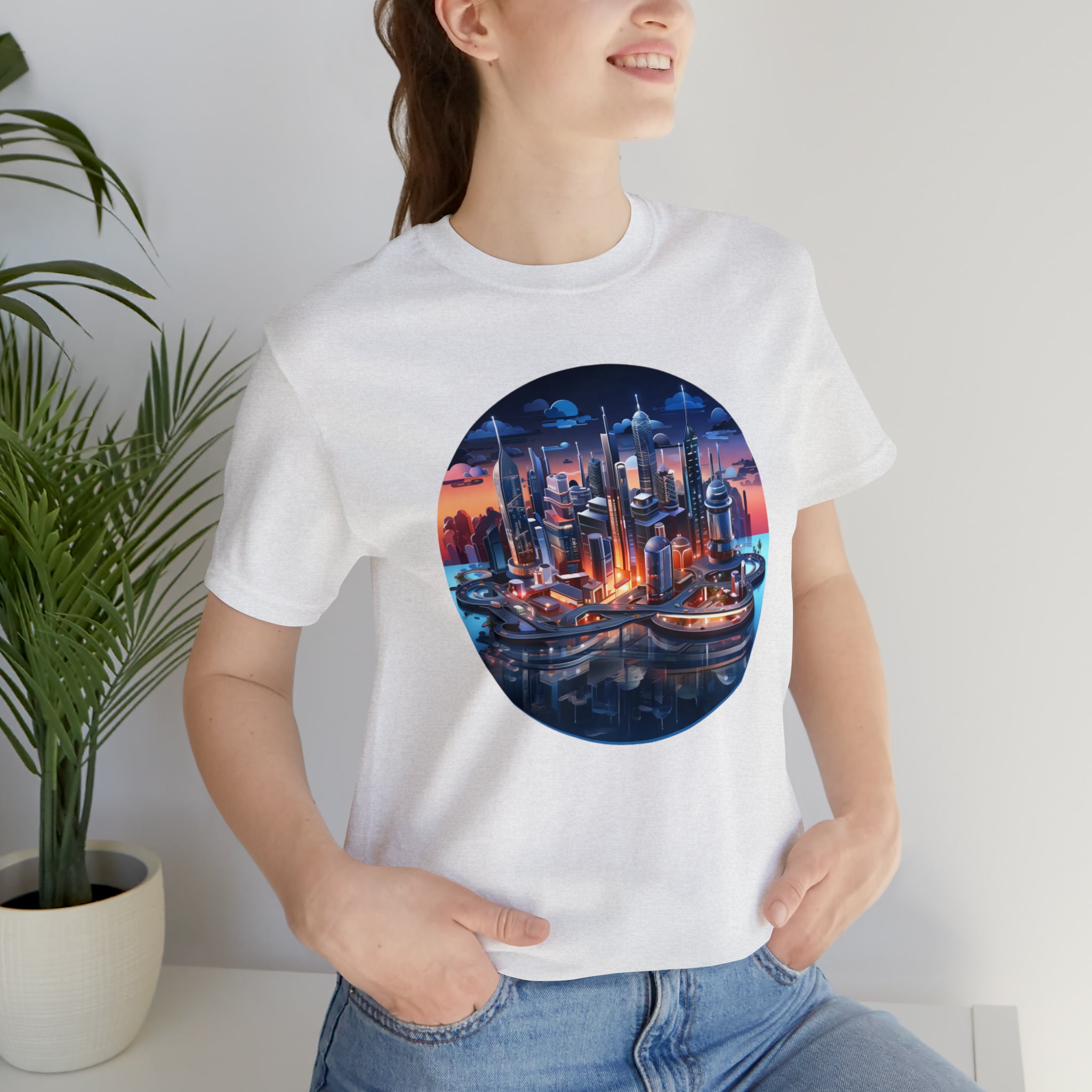 Unisex Jersey Short Sleeve Tee - Isometric Designs 05