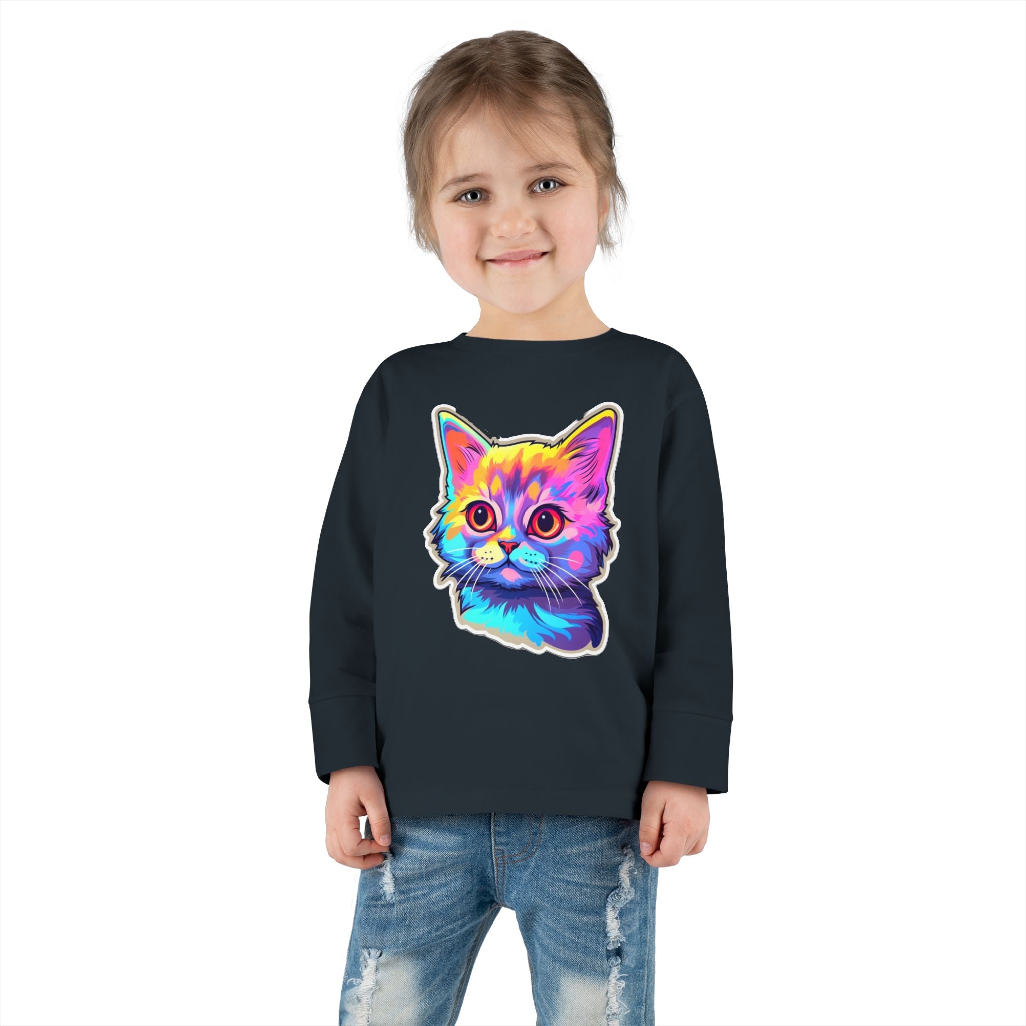 Toddler Long Sleeve Tee - Kittens 03