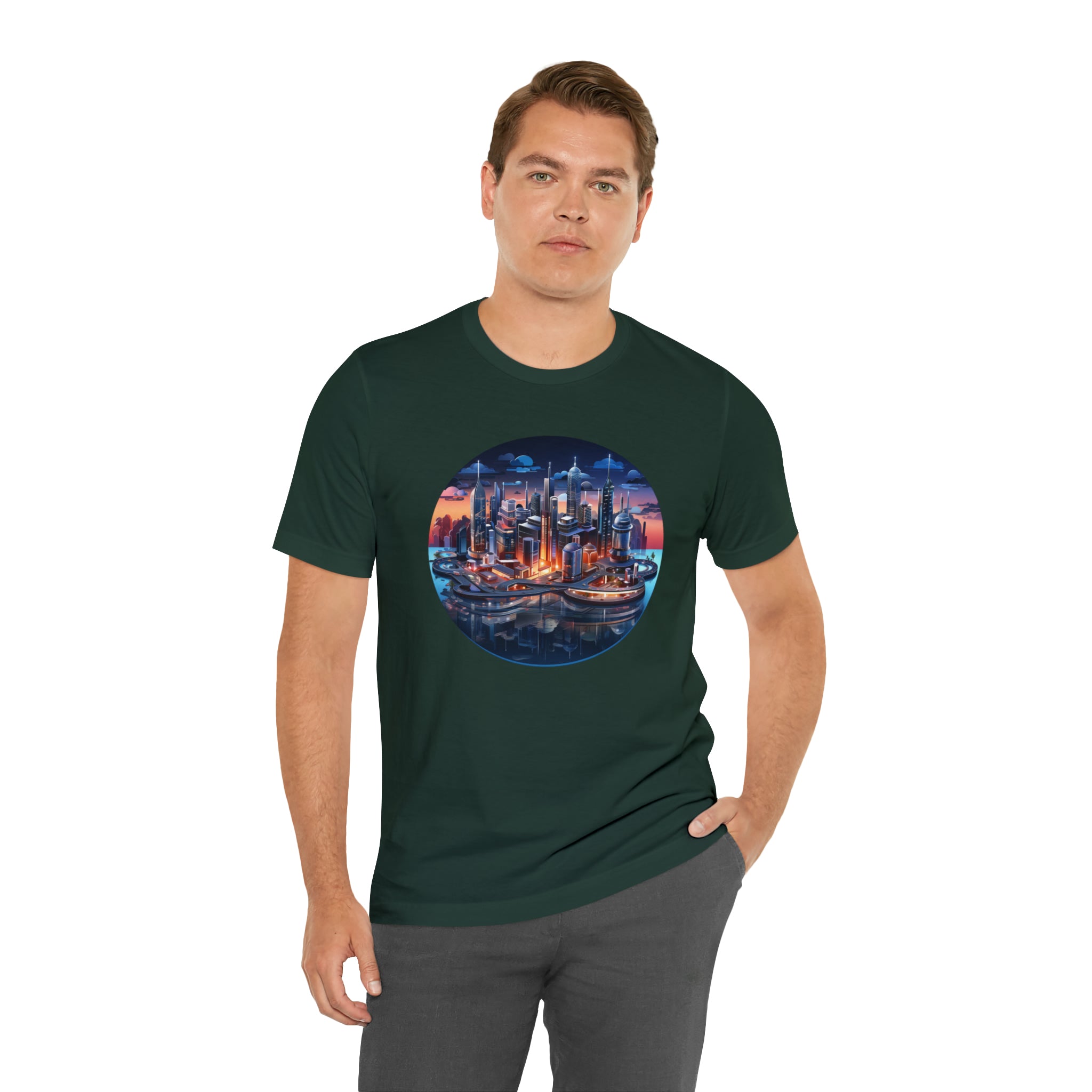 Unisex Jersey Short Sleeve Tee - Isometric Designs 05