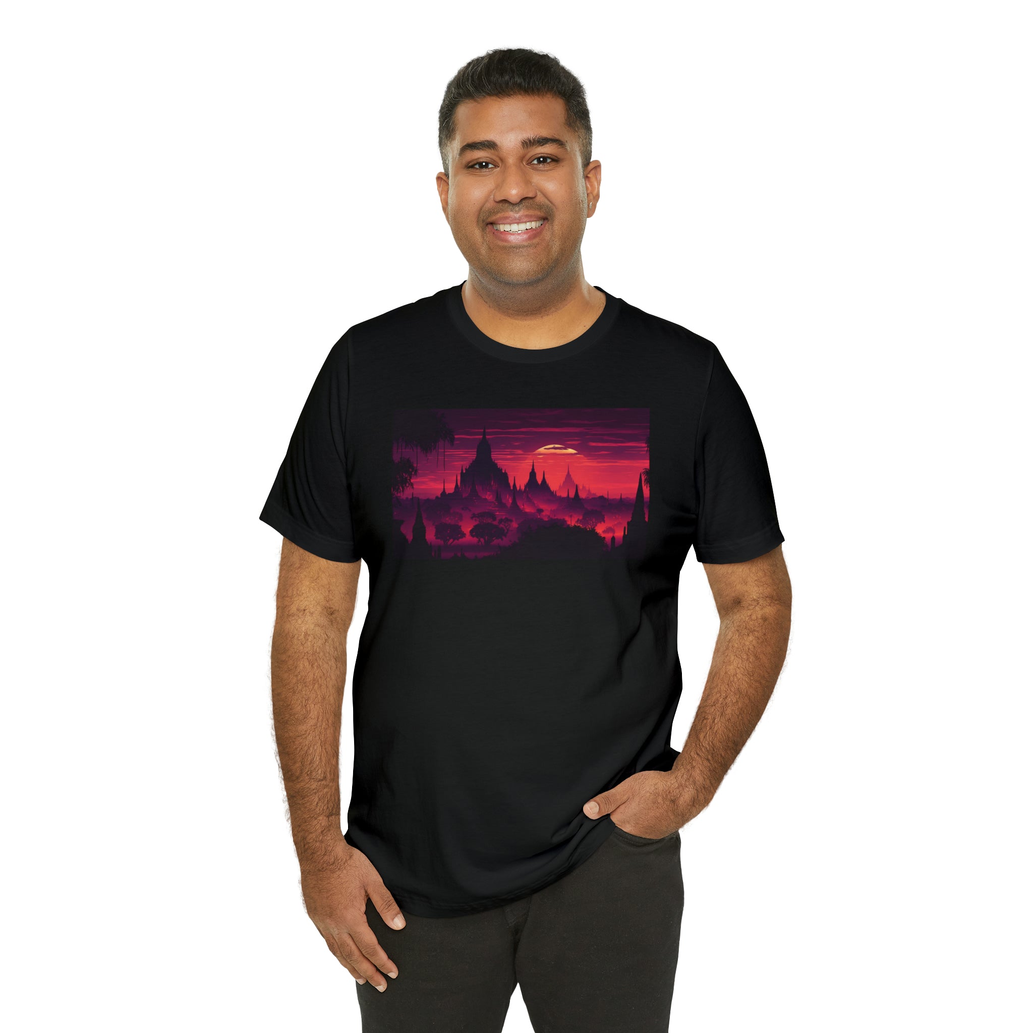 Unisex Jersey Short Sleeve Tee - Bagan, Myanmar