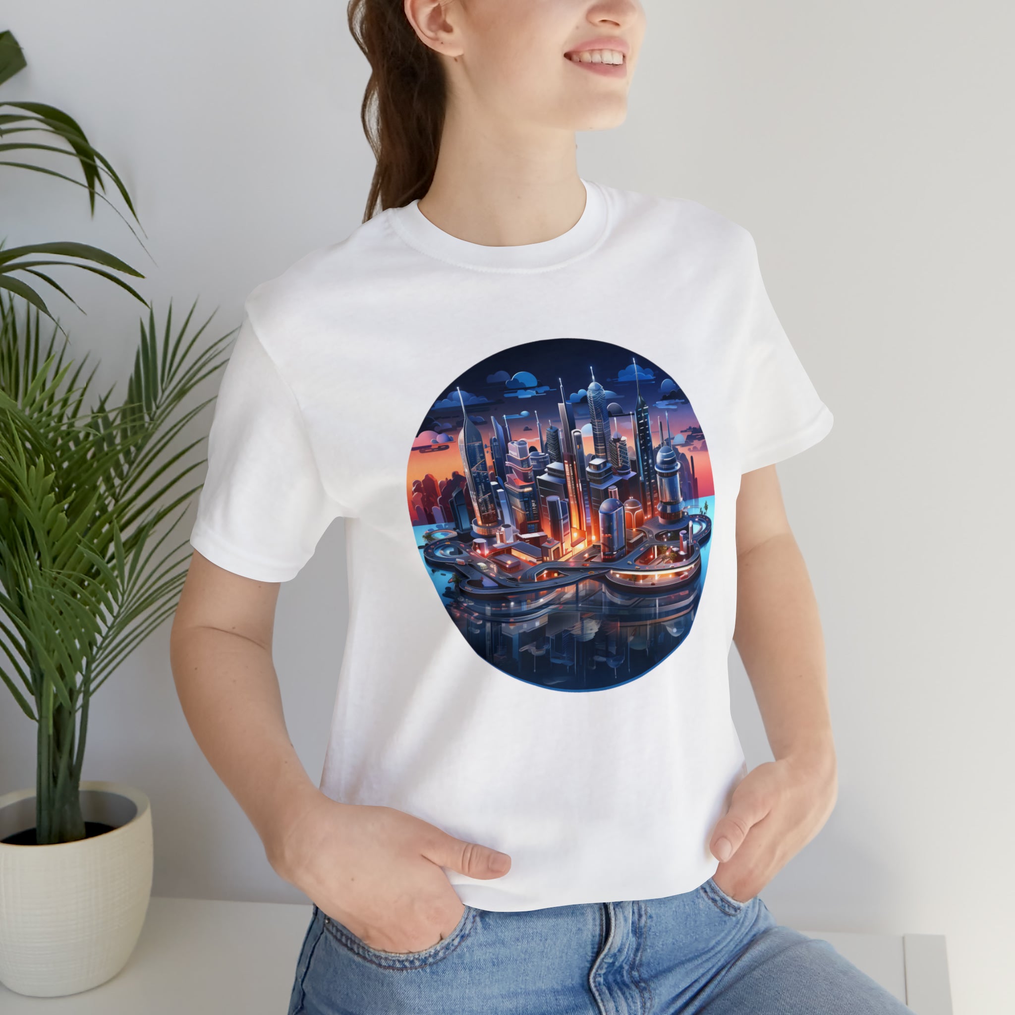 Unisex Jersey Short Sleeve Tee - Isometric Designs 05