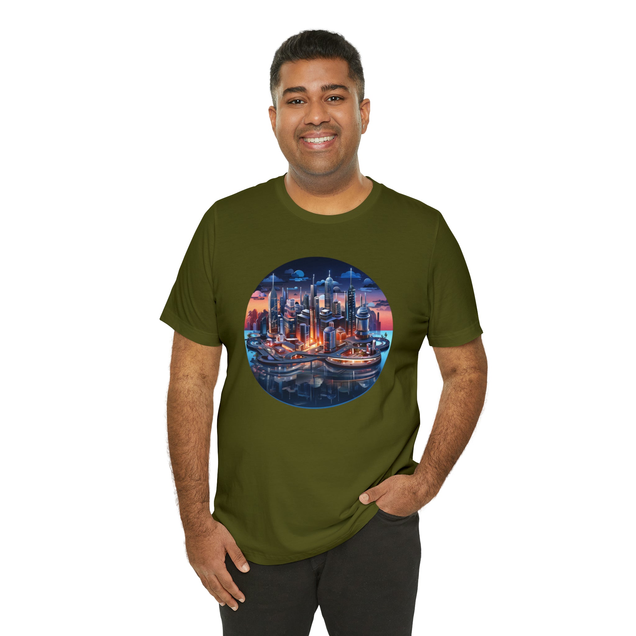 Unisex Jersey Short Sleeve Tee - Isometric Designs 05