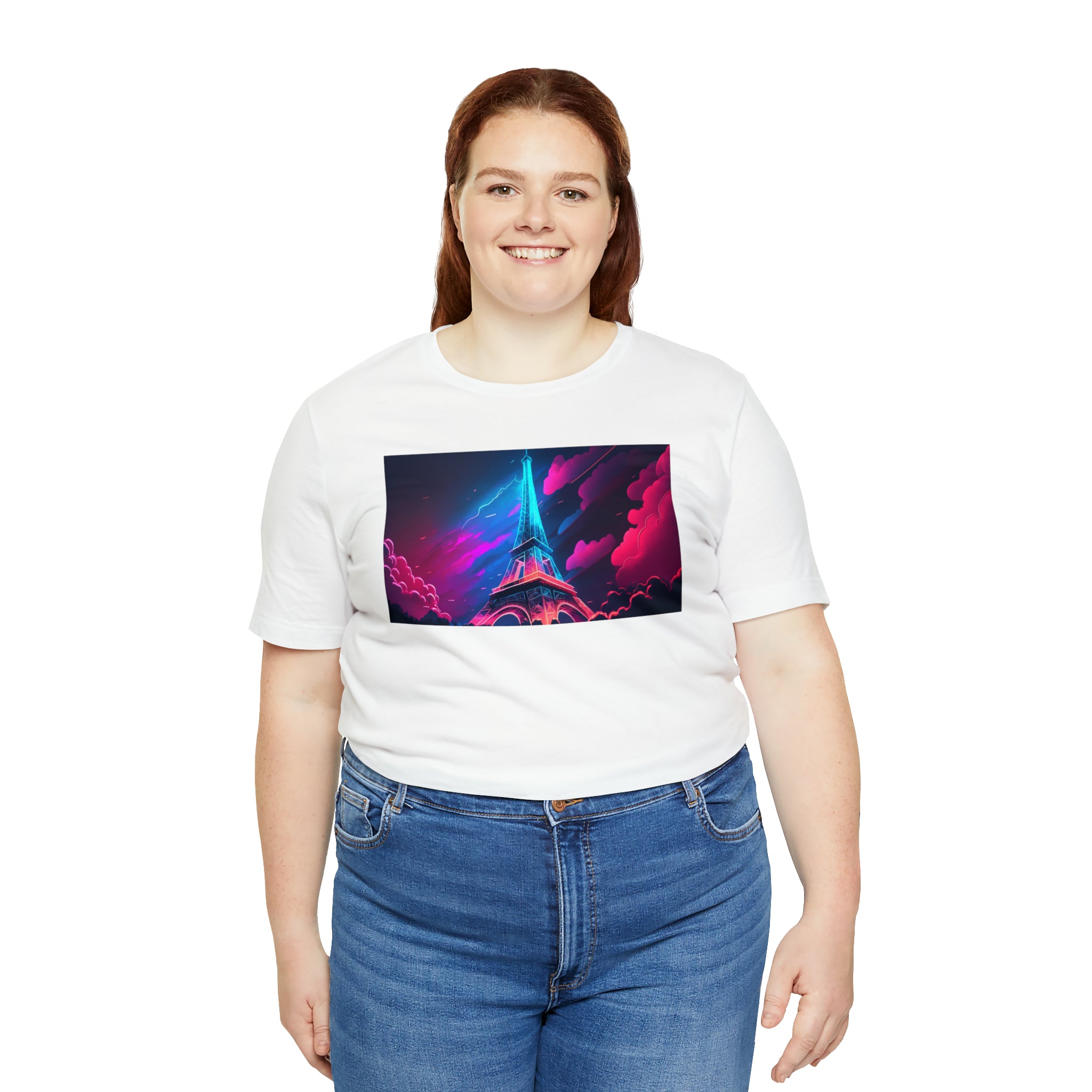Unisex Jersey Short Sleeve Tee - Eiffel Tower, France