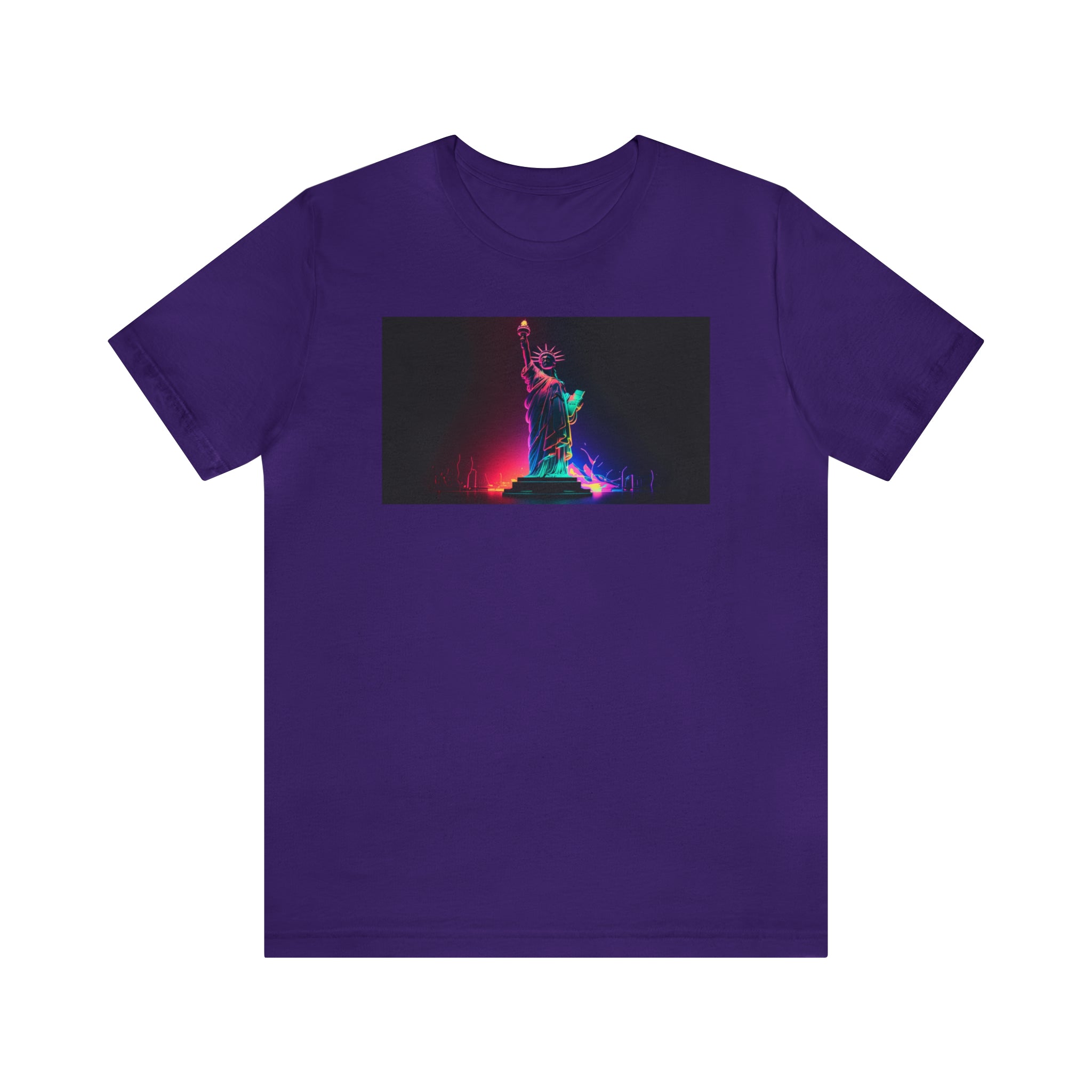 Unisex Jersey Short Sleeve Tee - Statue of Liberty, New York, USA