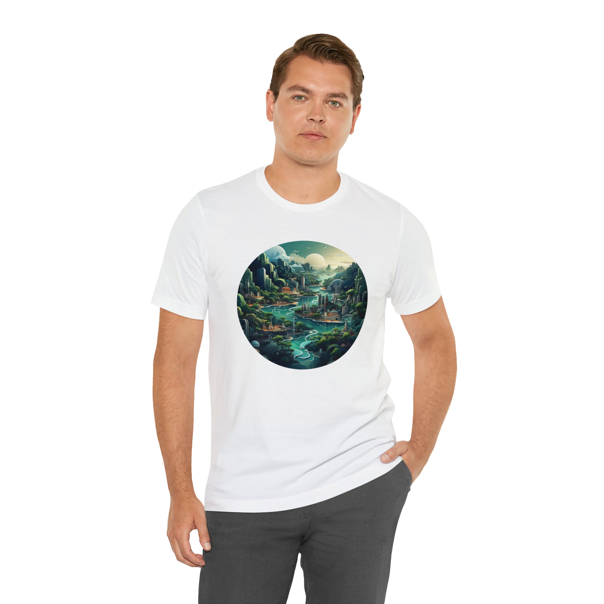Unisex Jersey Short Sleeve Tee - Isometric Designs 04