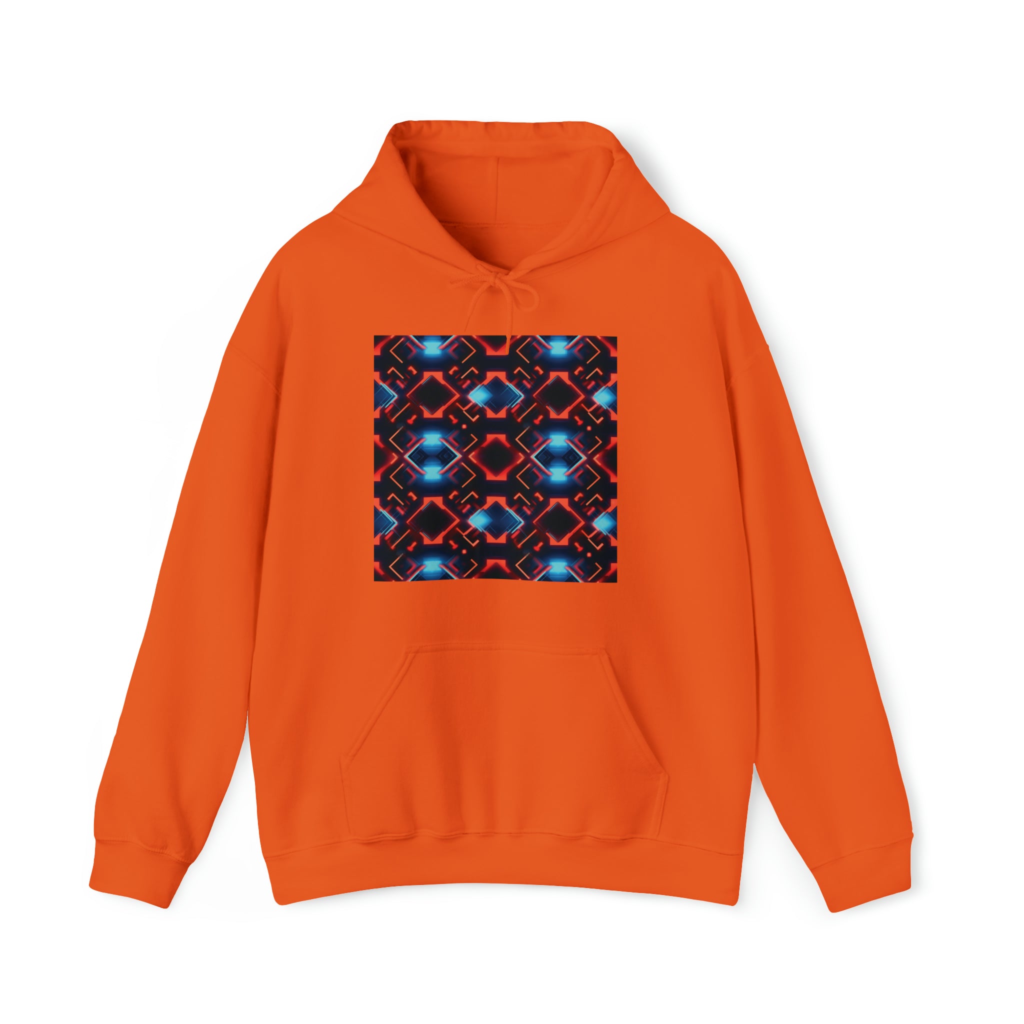 Unisex Heavy Blend™ Hooded Sweatshirt - Abstract Neon Designs 07