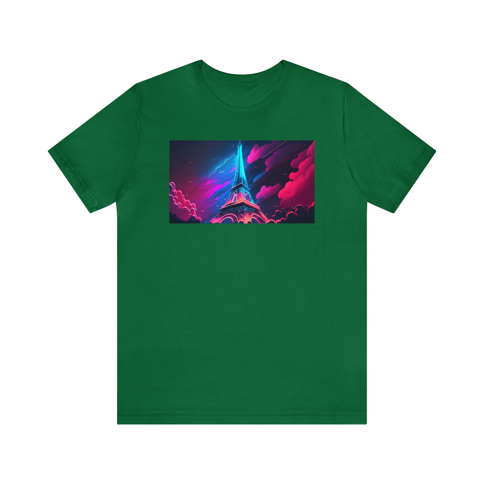 Unisex Jersey Short Sleeve Tee - Eiffel Tower, France