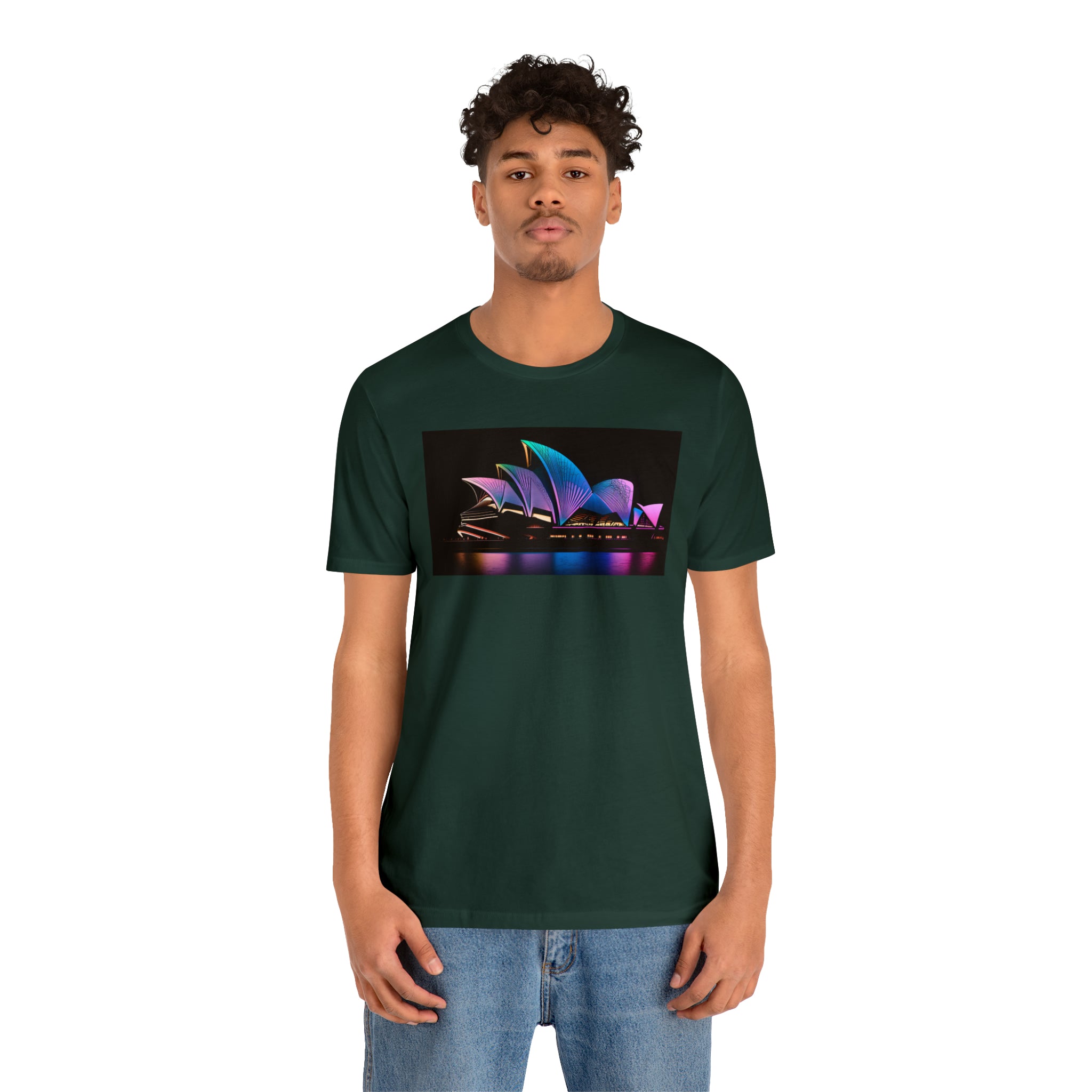 Unisex Jersey Short Sleeve Tee - Sydney Opera House, Australia