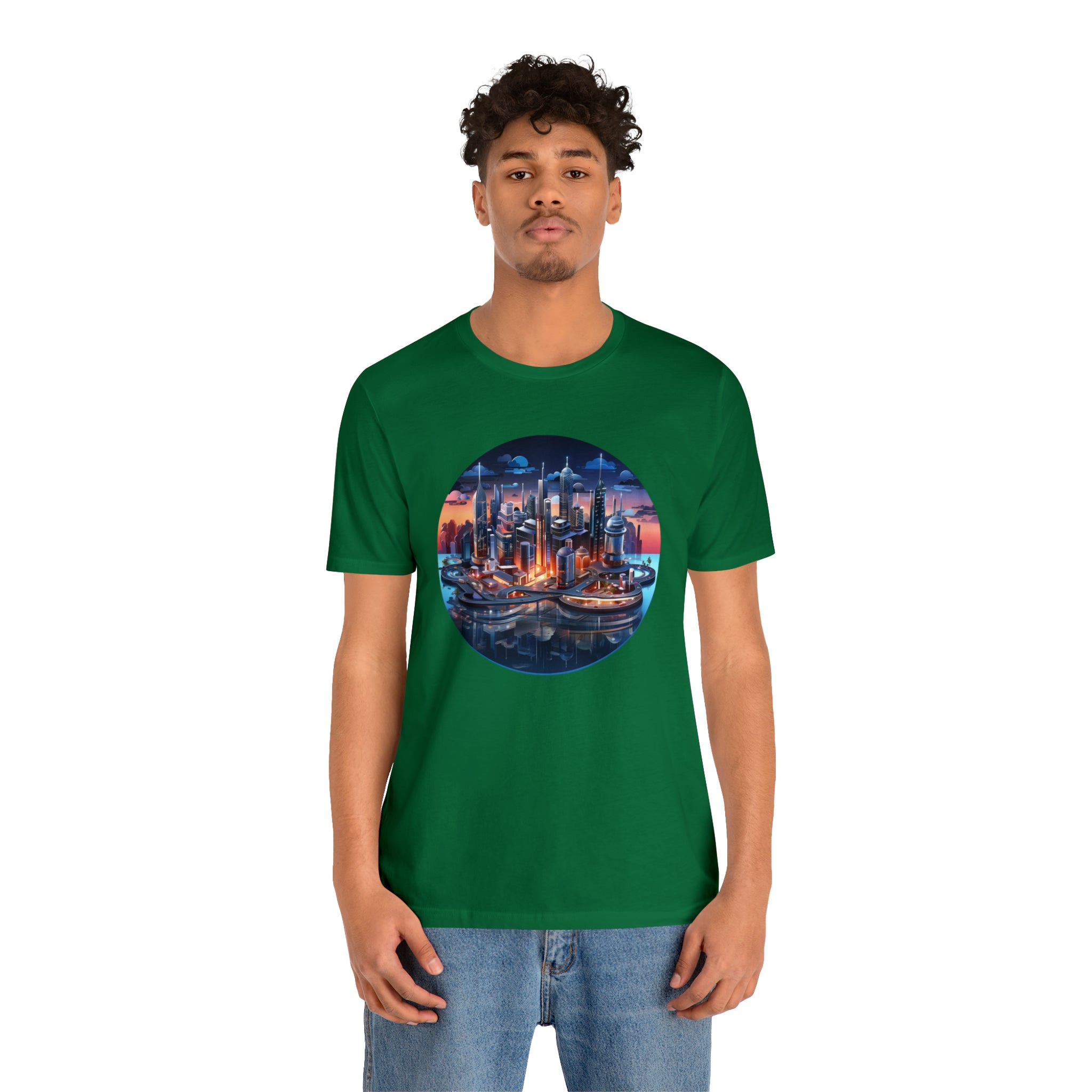 Unisex Jersey Short Sleeve Tee - Isometric Designs 05