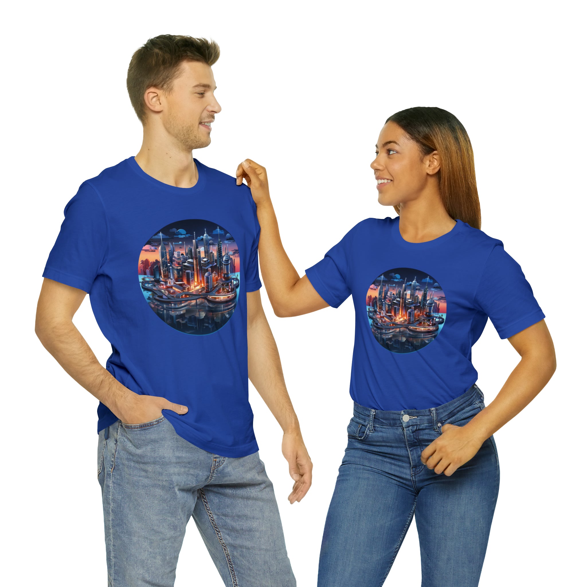 Unisex Jersey Short Sleeve Tee - Isometric Designs 05