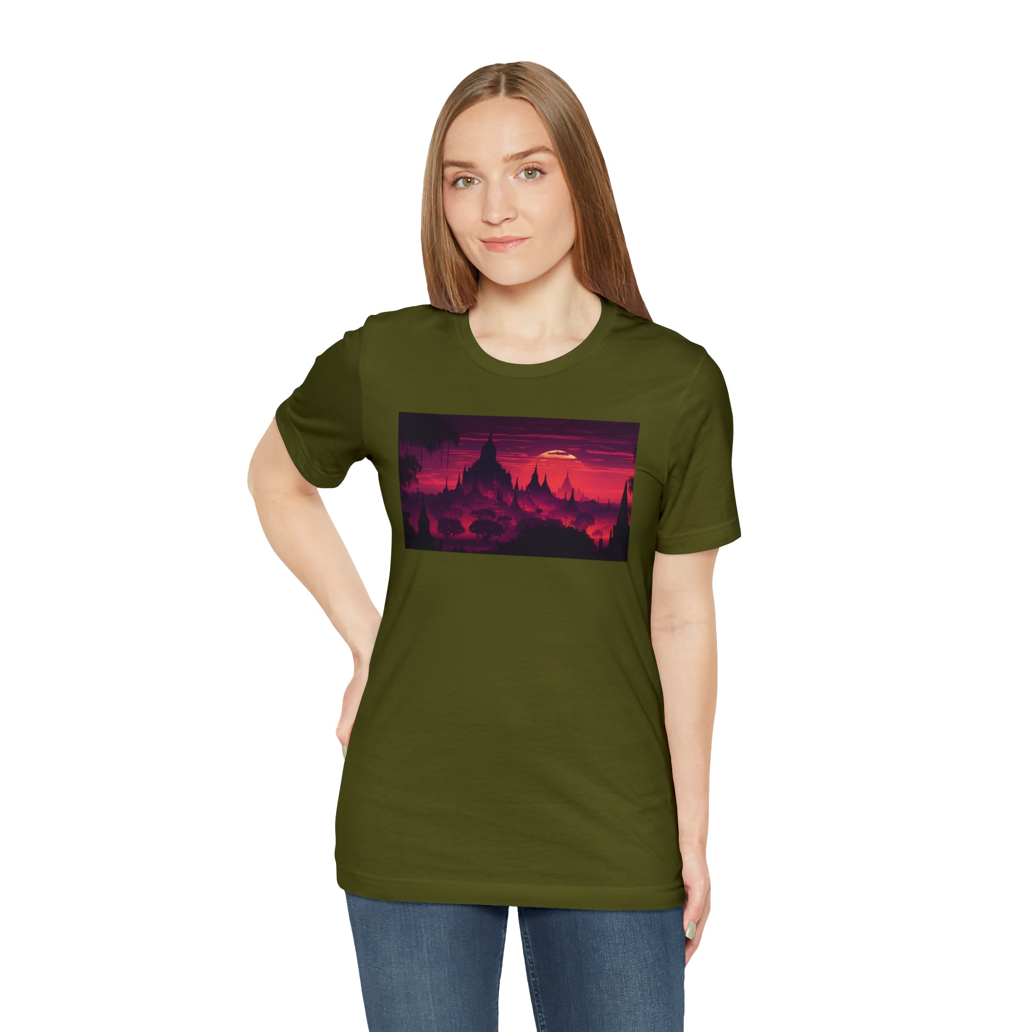 Unisex Jersey Short Sleeve Tee - Bagan, Myanmar