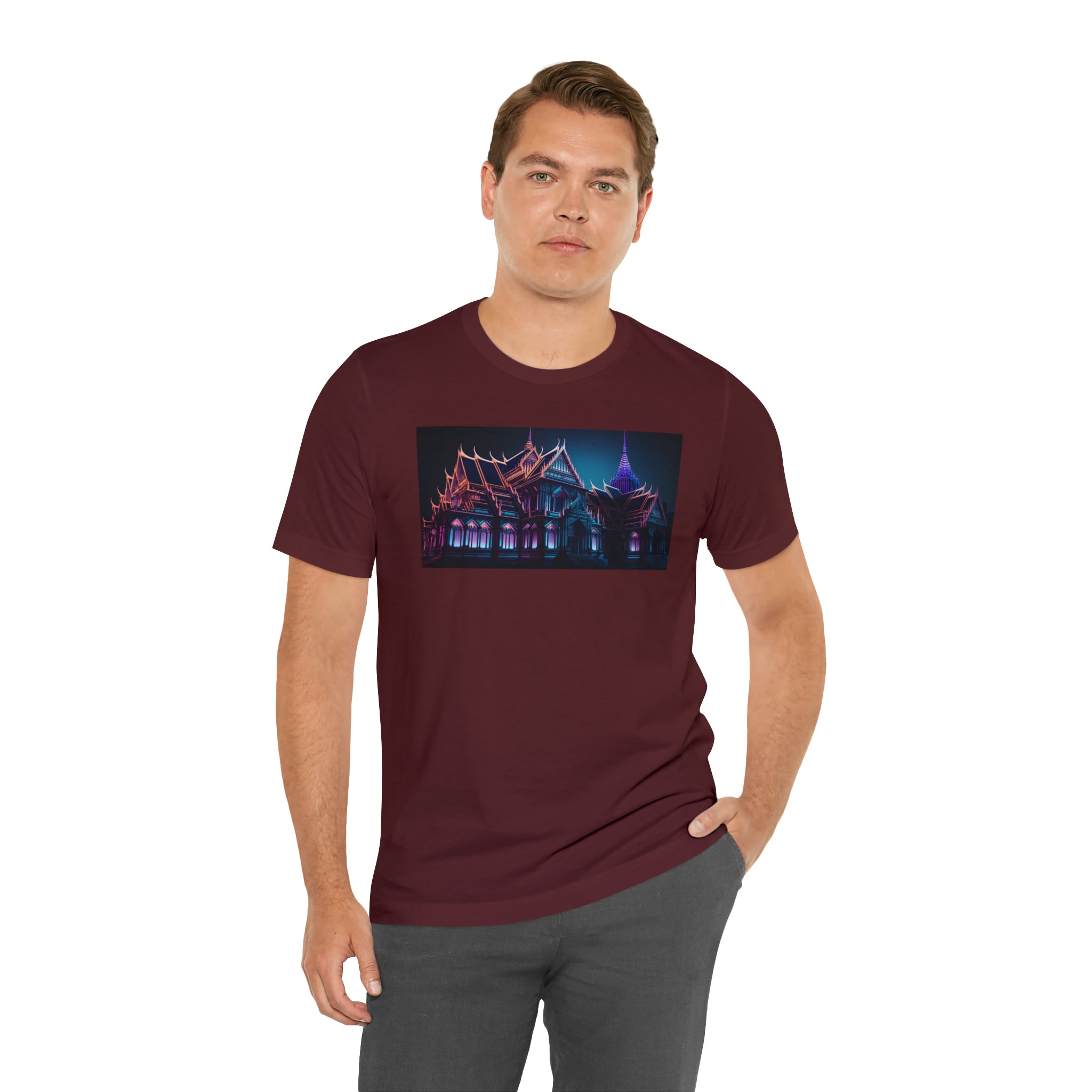 Unisex Jersey Short Sleeve Tee - Great Temple, Thailand