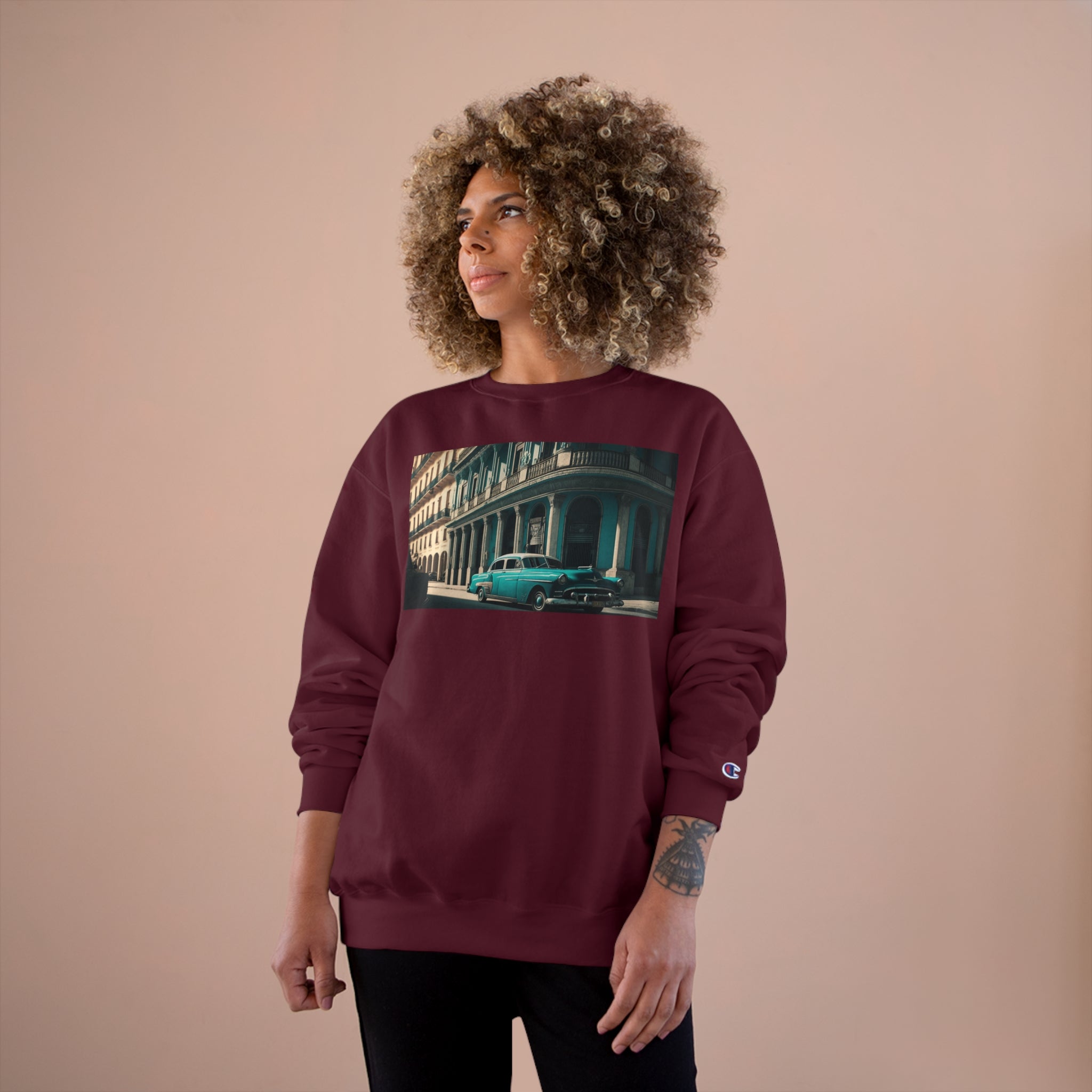 Champion Sweatshirt - Duotone Cities, Havana