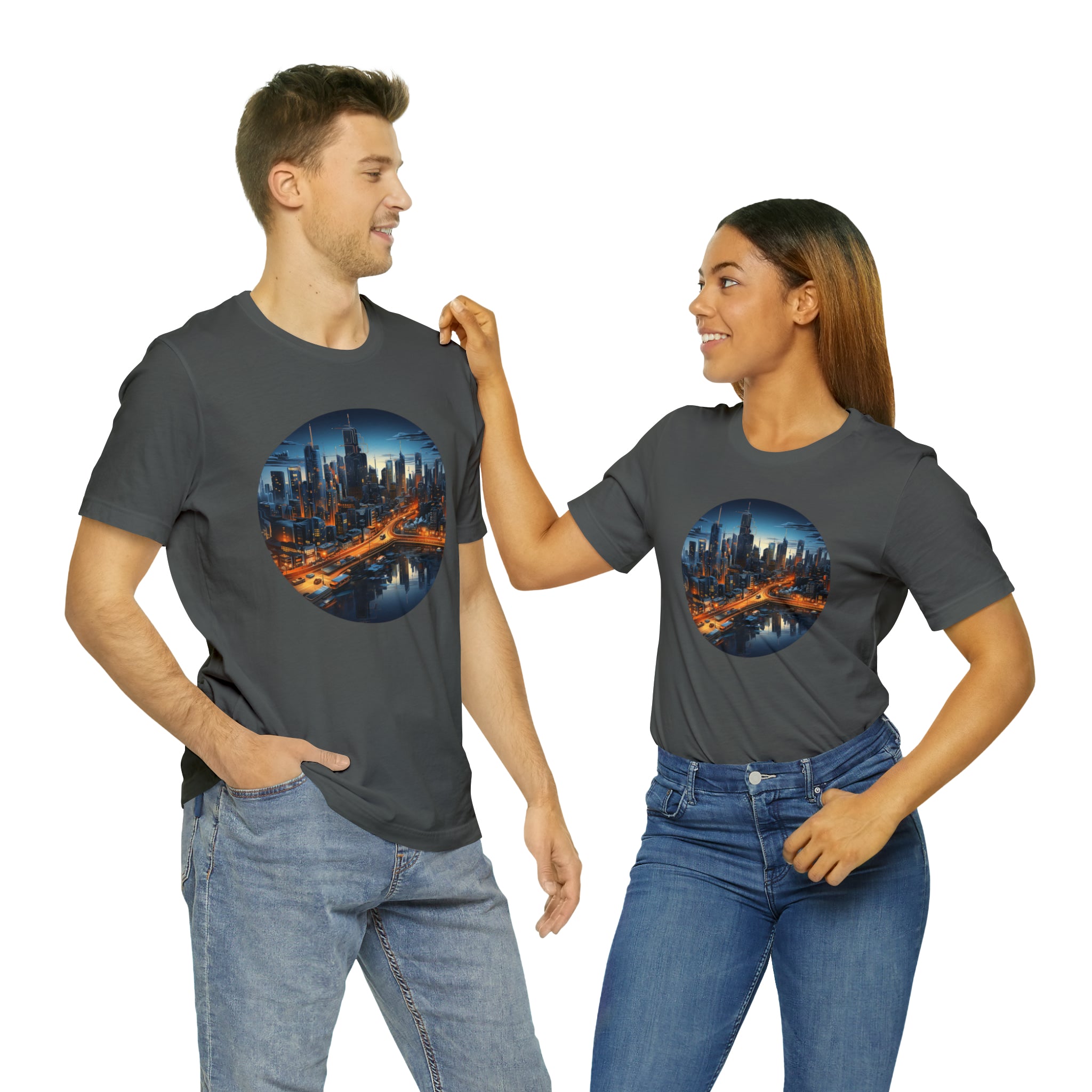Unisex Jersey Short Sleeve Tee - Isometric Designs 06