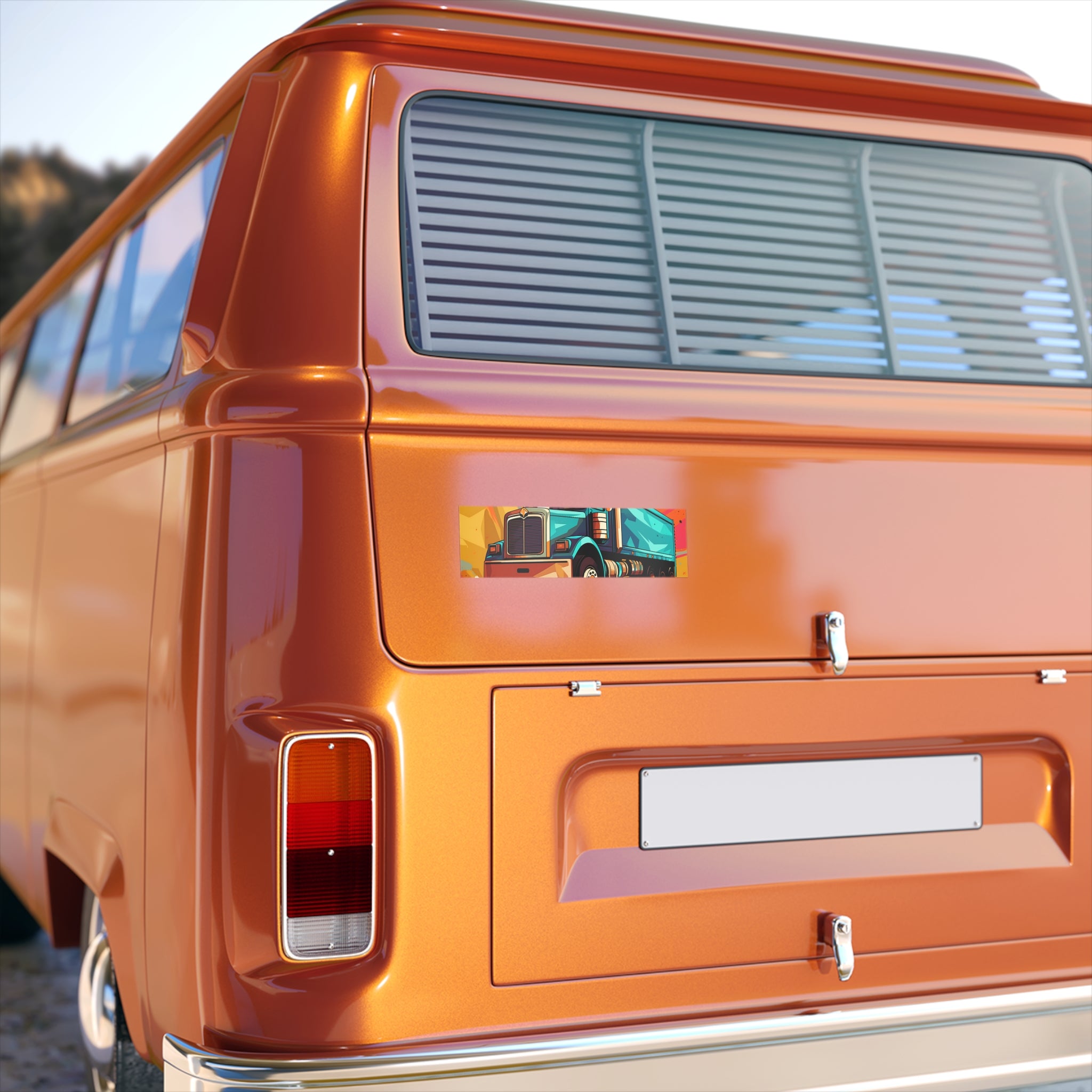Bumper Stickers - Pop Art Designs, Big Rig Truck