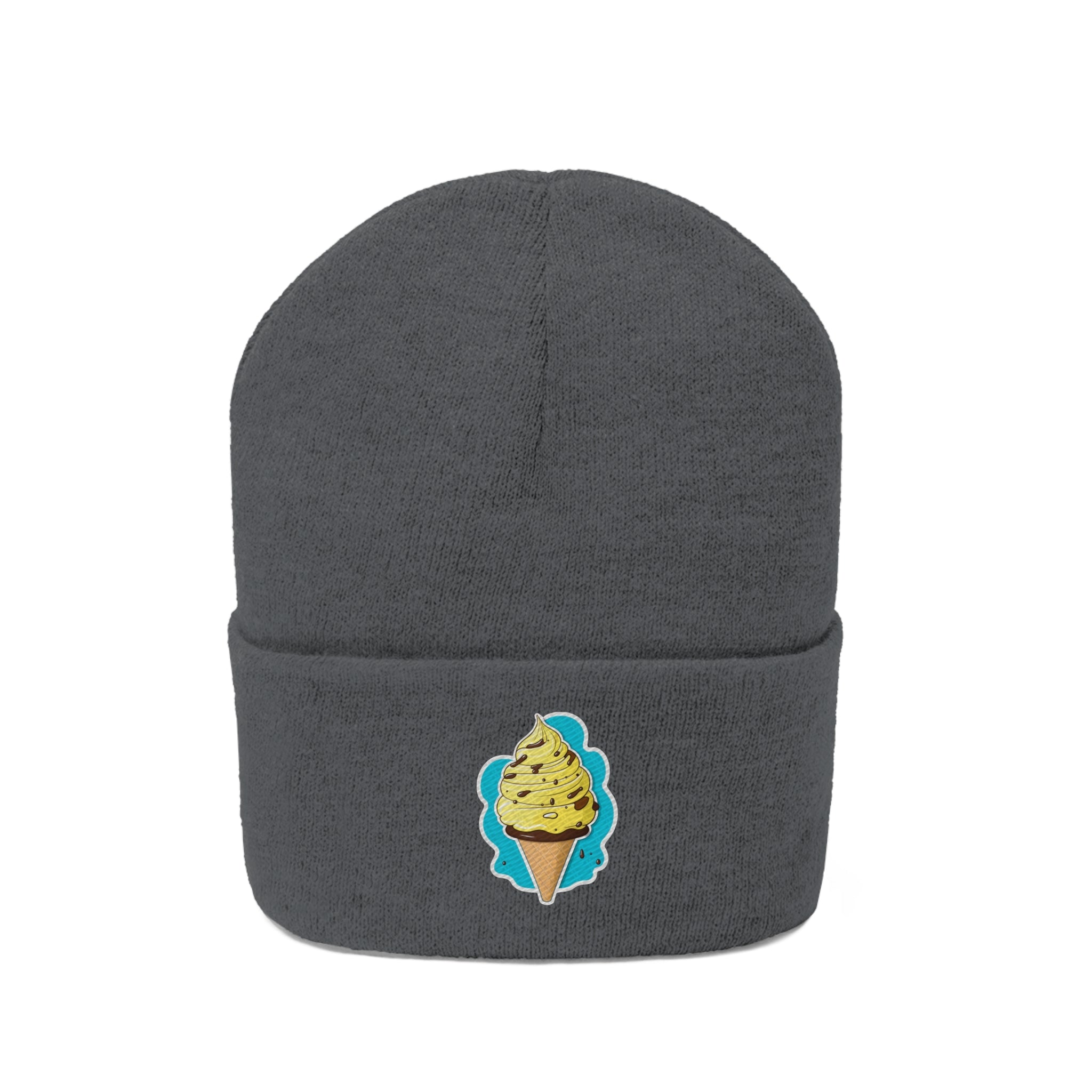 Knit Beanie - Ice-cream Pop Art 01