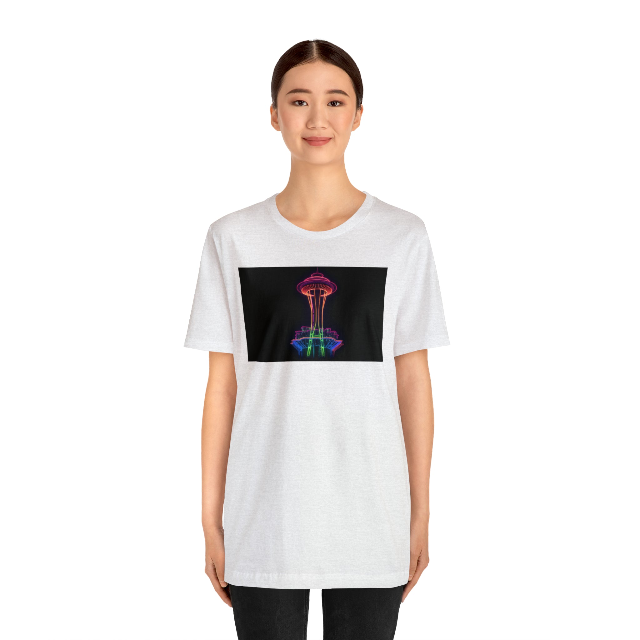 Unisex Jersey Short Sleeve Tee - Space Needle, Seattle, USA