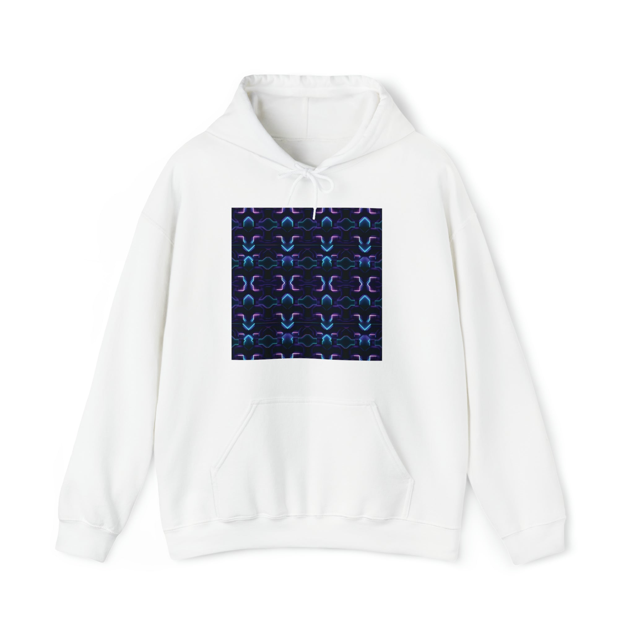 Unisex Heavy Blend™ Hooded Sweatshirt - Abstract Neon Designs 06