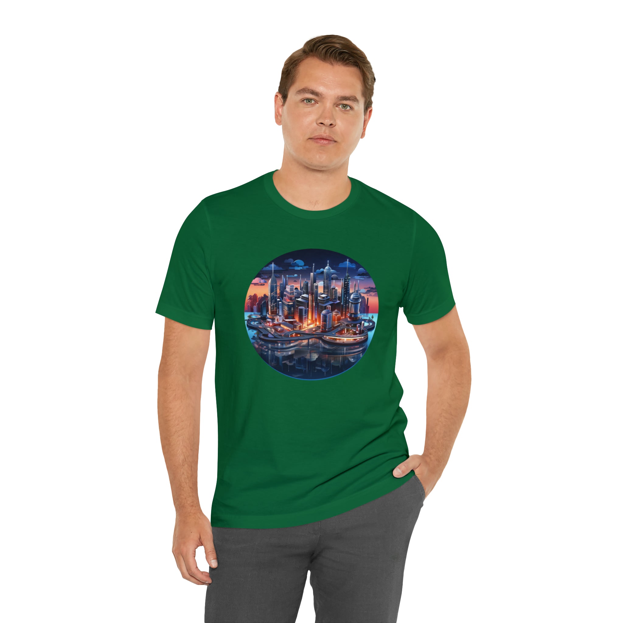 Unisex Jersey Short Sleeve Tee - Isometric Designs 05