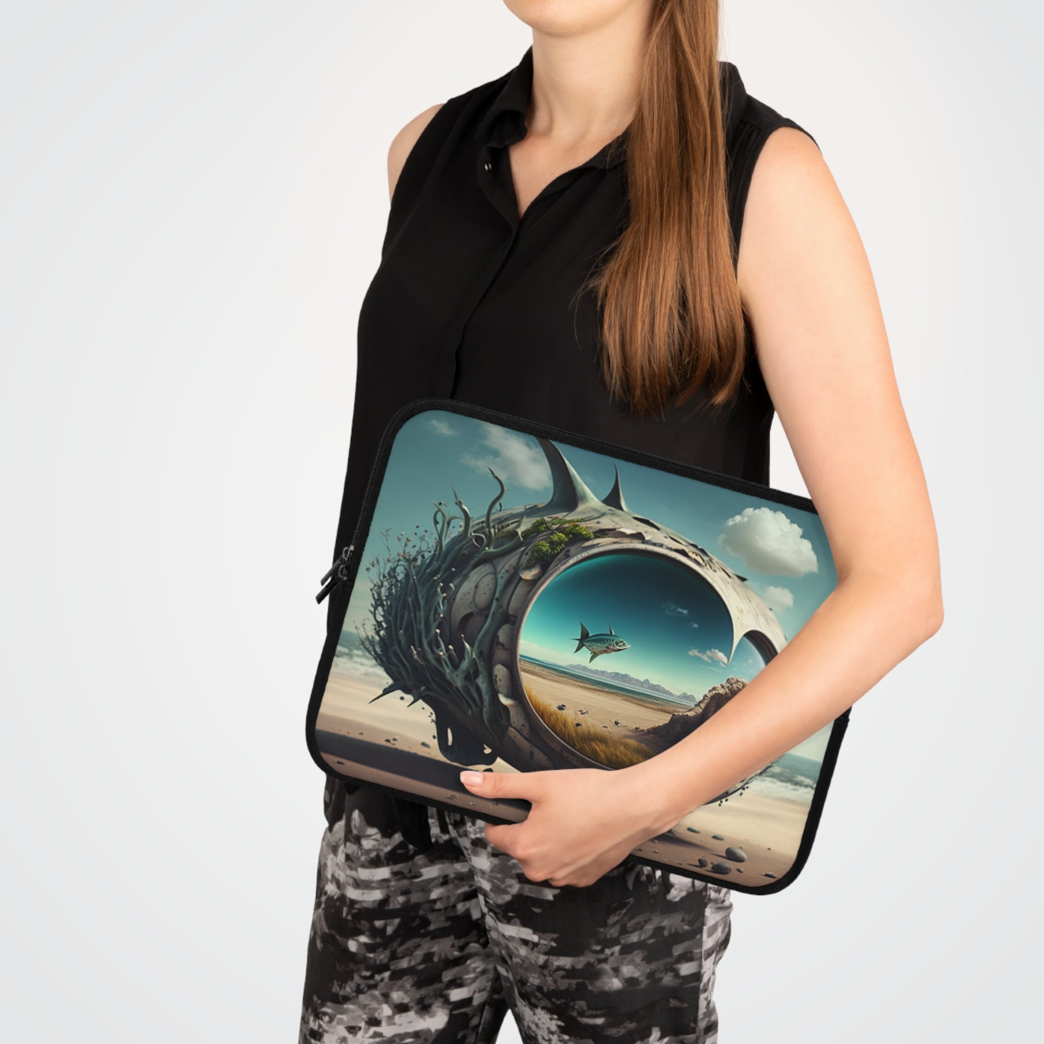 Laptop Sleeve - Surrealist Digital Designs 09