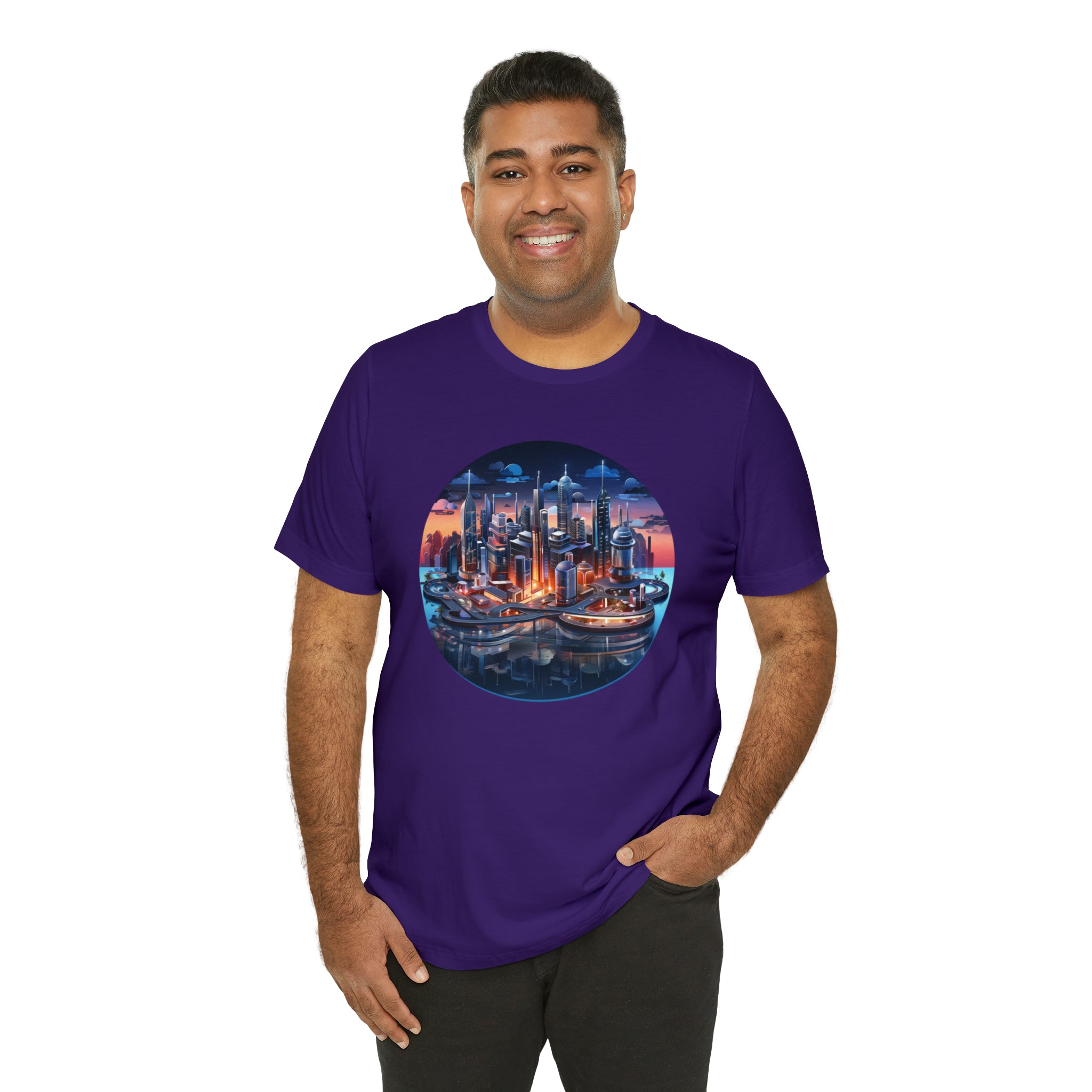 Unisex Jersey Short Sleeve Tee - Isometric Designs 05