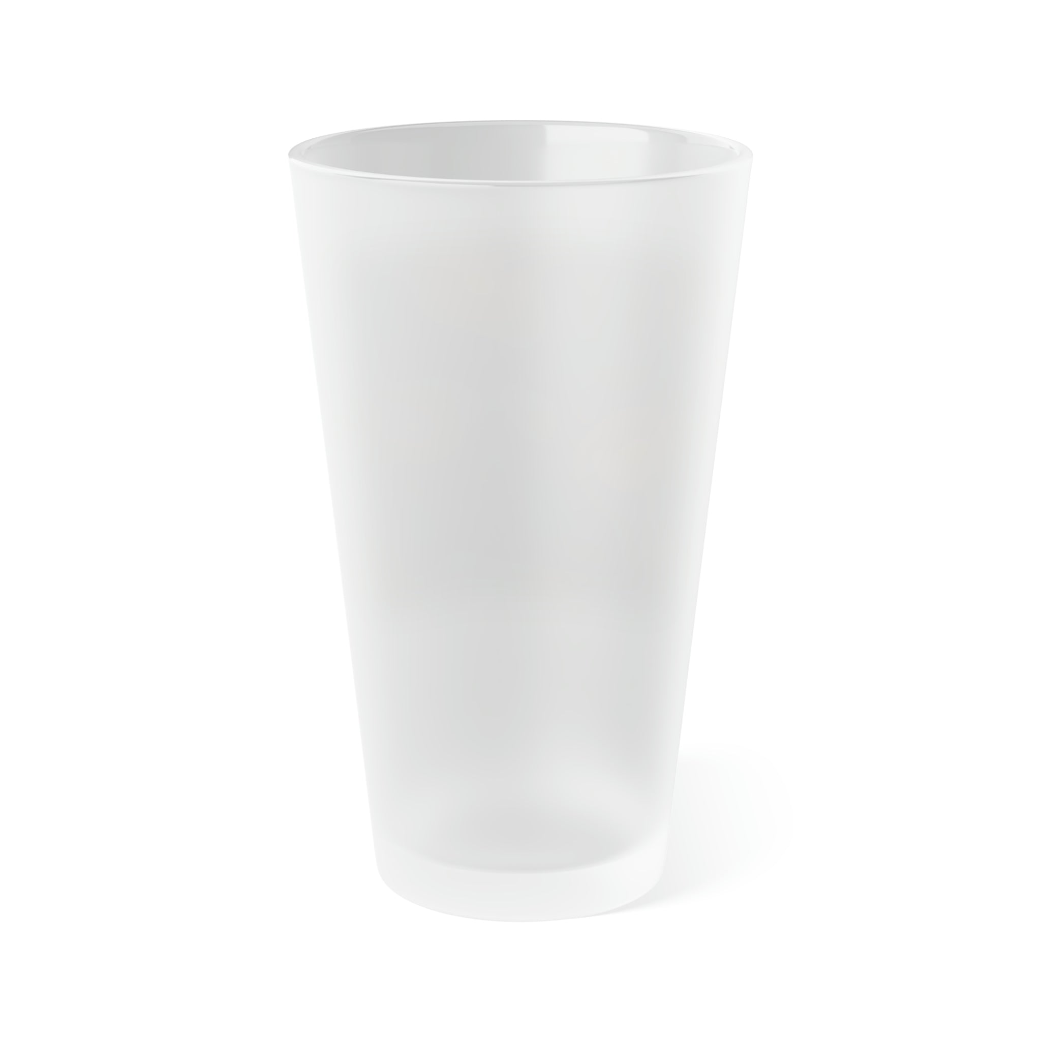 Frosted Pint Glass, 16oz - Vibrant Designs 04