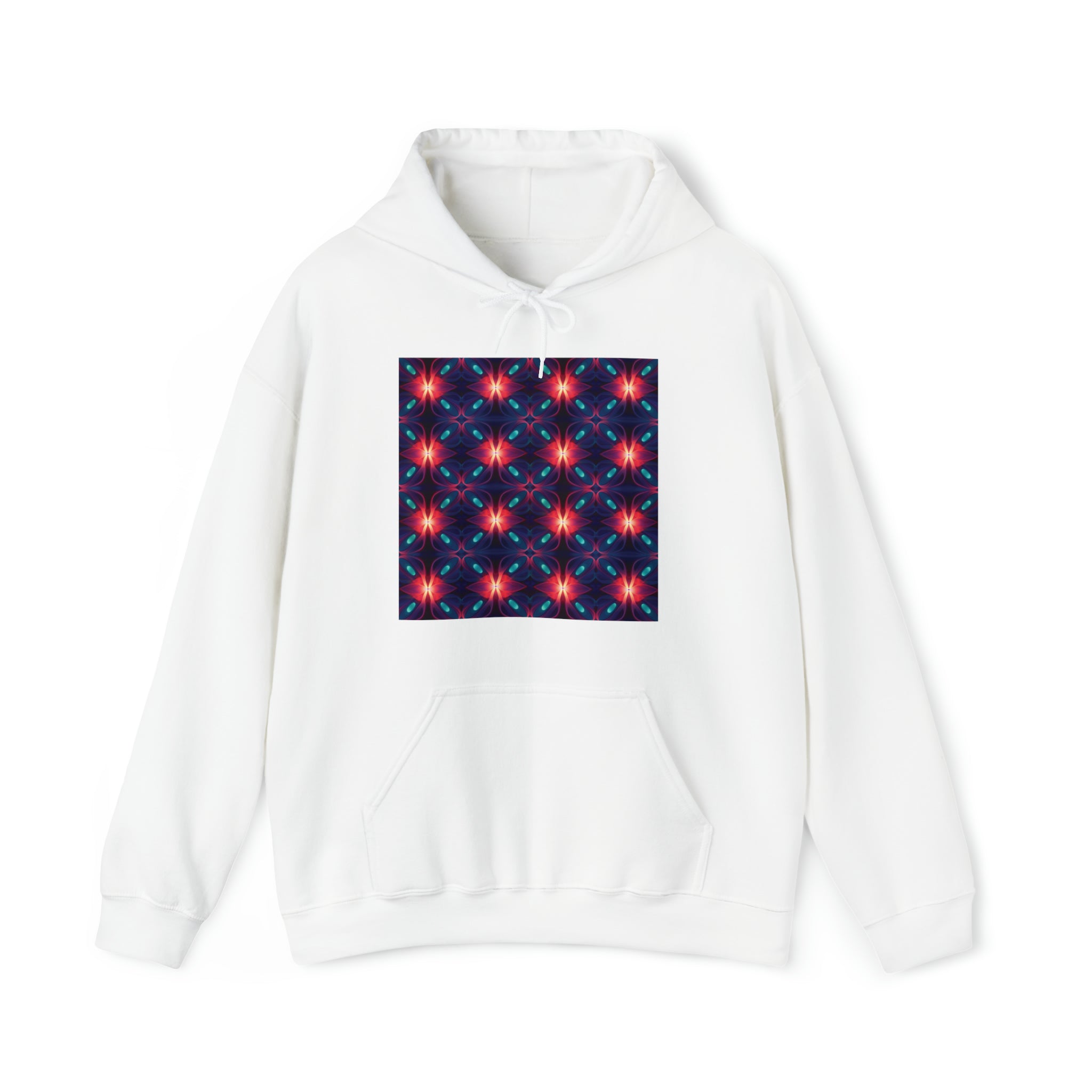 Unisex Heavy Blend™ Hooded Sweatshirt - Abstract Neon Designs 04