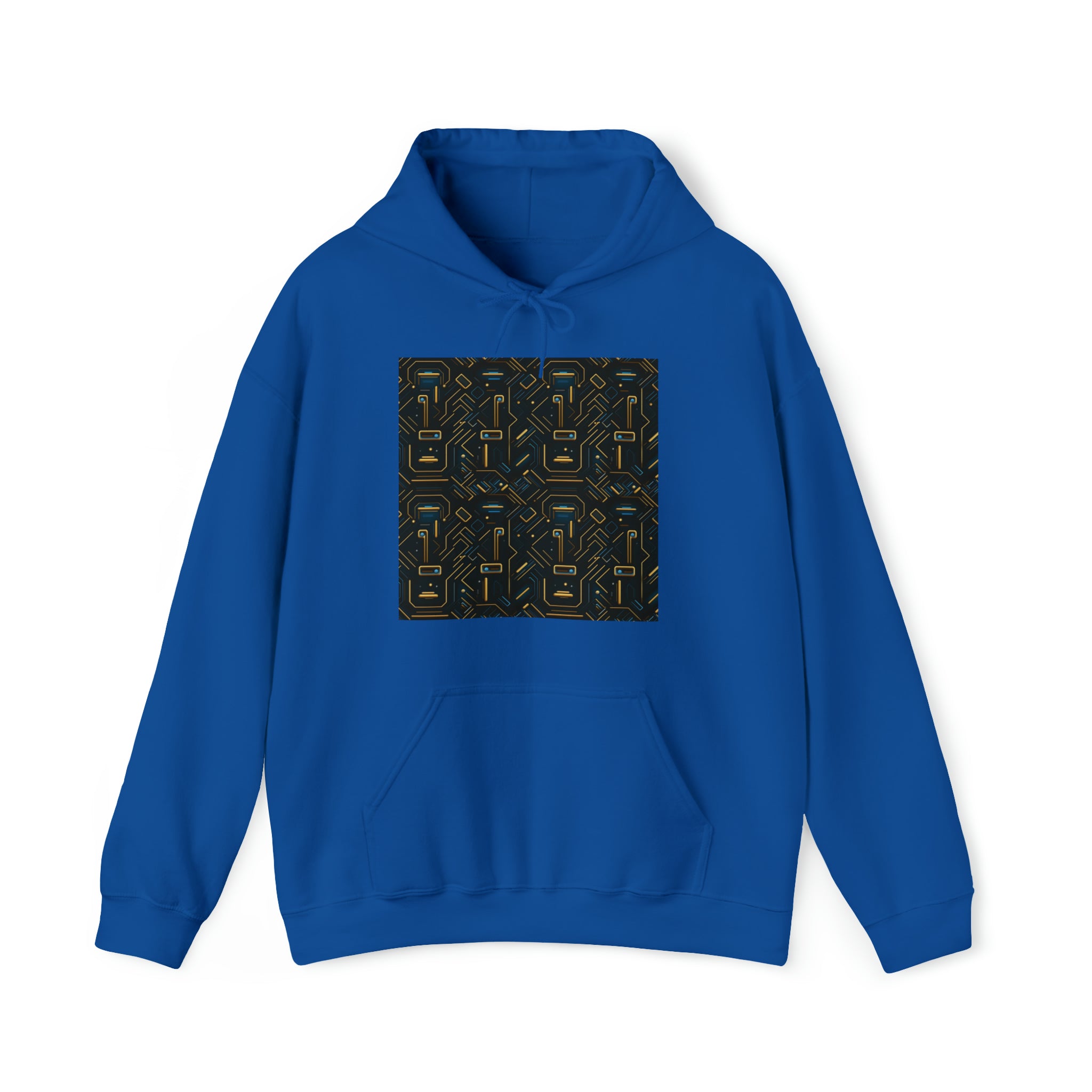 Unisex Heavy Blend™ Hooded Sweatshirt - Abstract Neon Designs 05