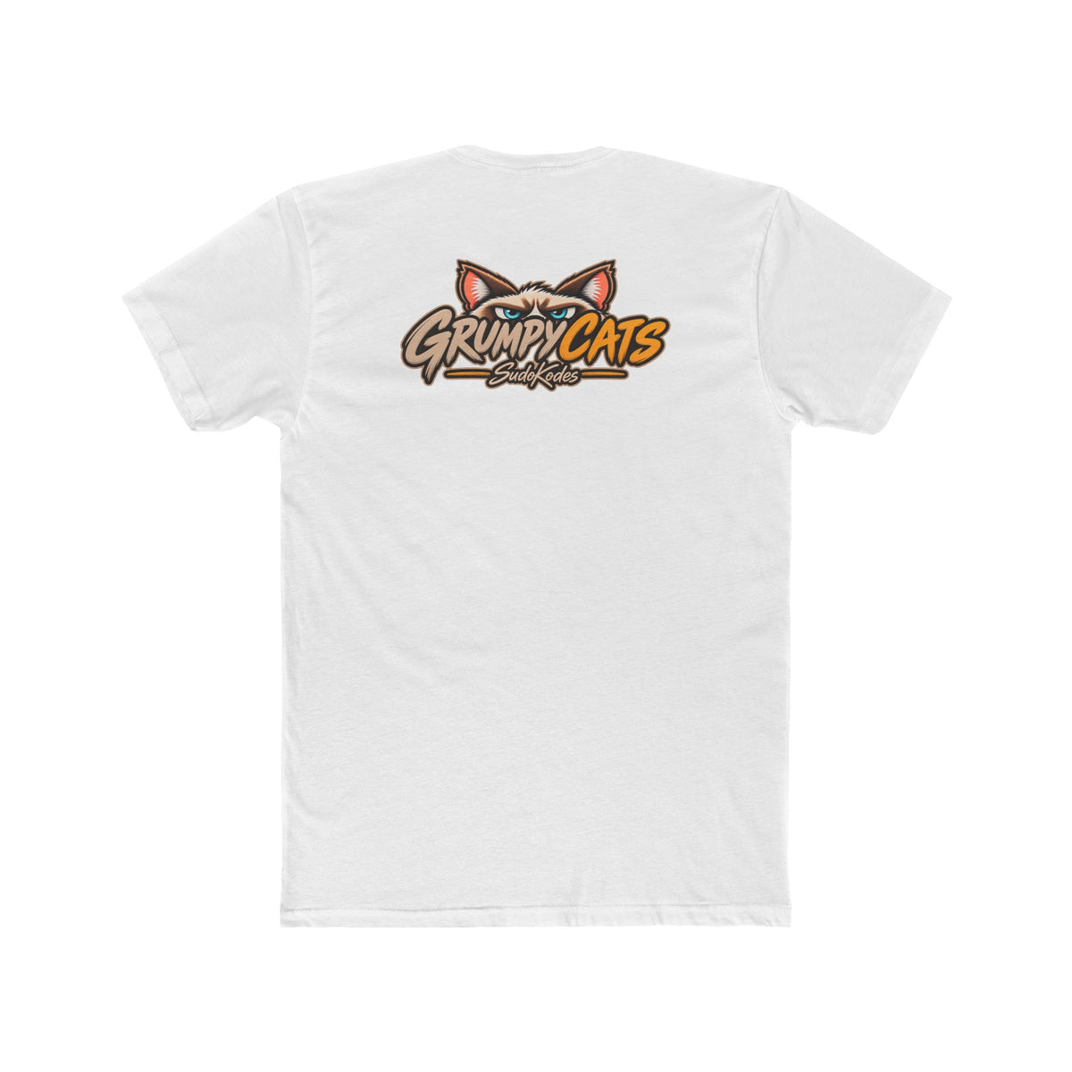 Men's Cotton Crew Tee - Grumpy Cats Collection - Forced Hydration