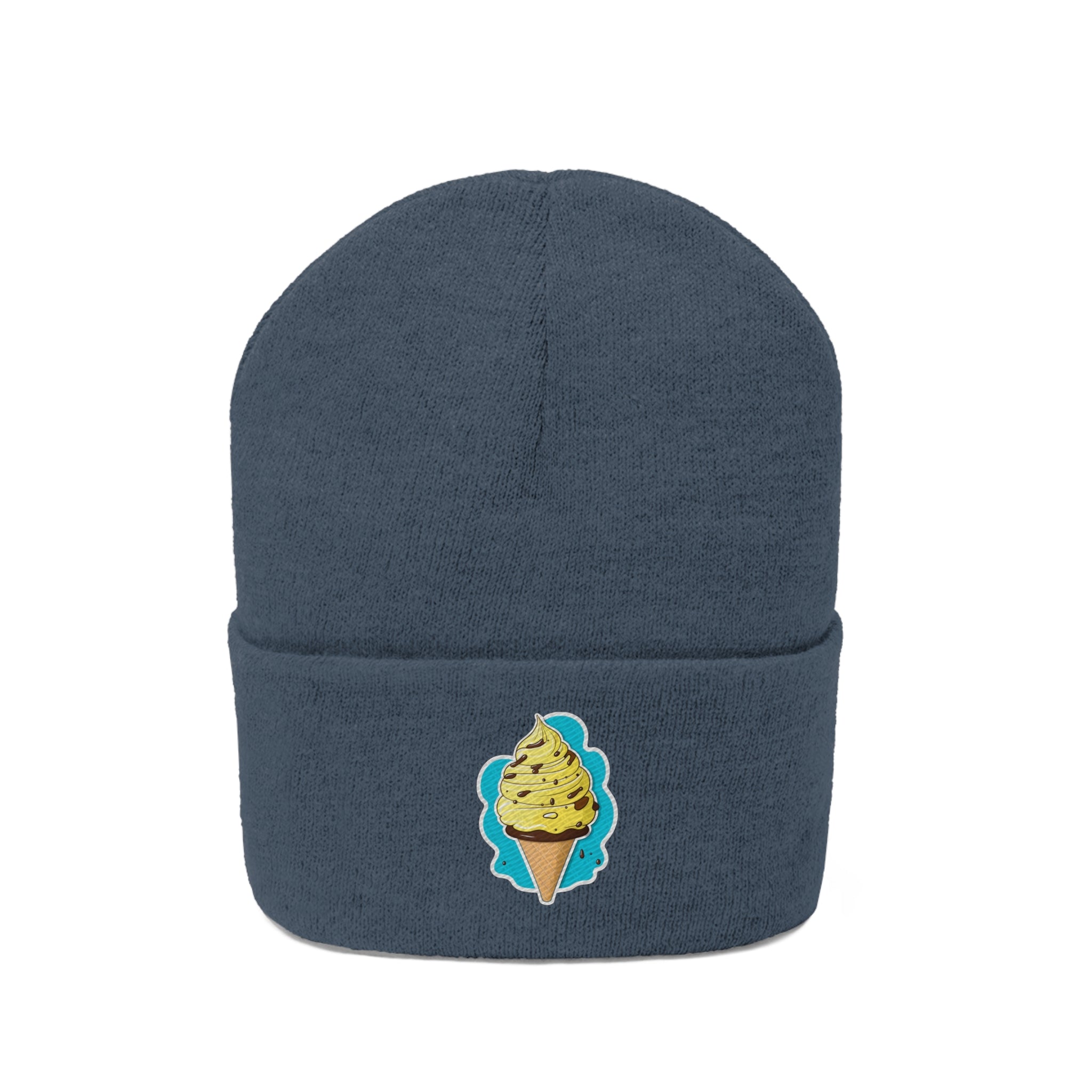 Knit Beanie - Ice-cream Pop Art 01