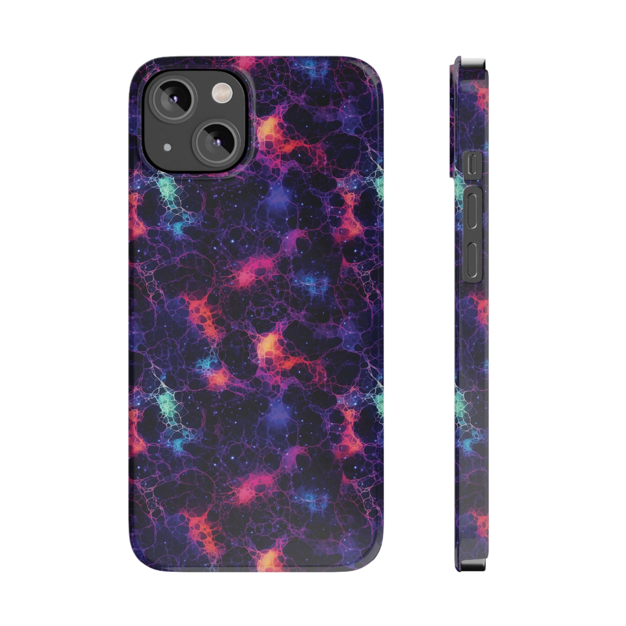 Slim Phone Cases (AOP) - Seamless Fantasy Galaxies 08