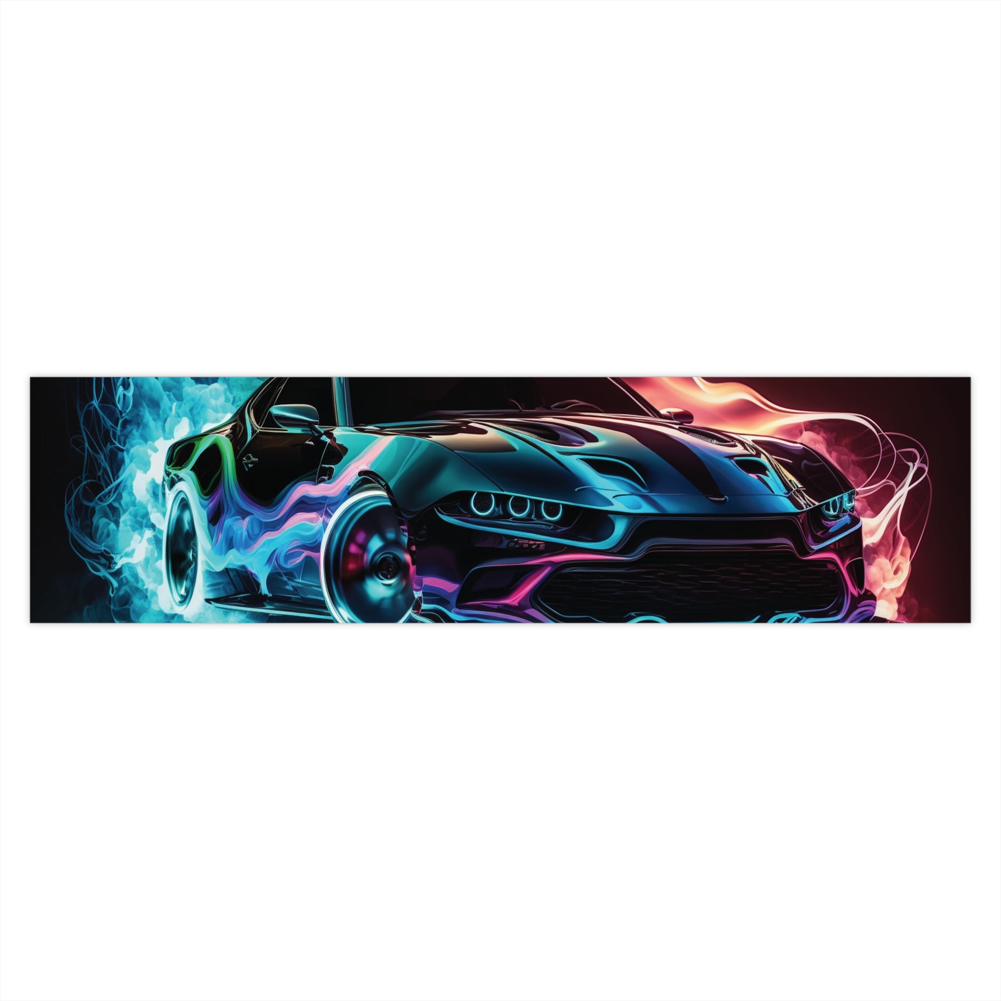 Bumper Stickers - Neon Car Design 09