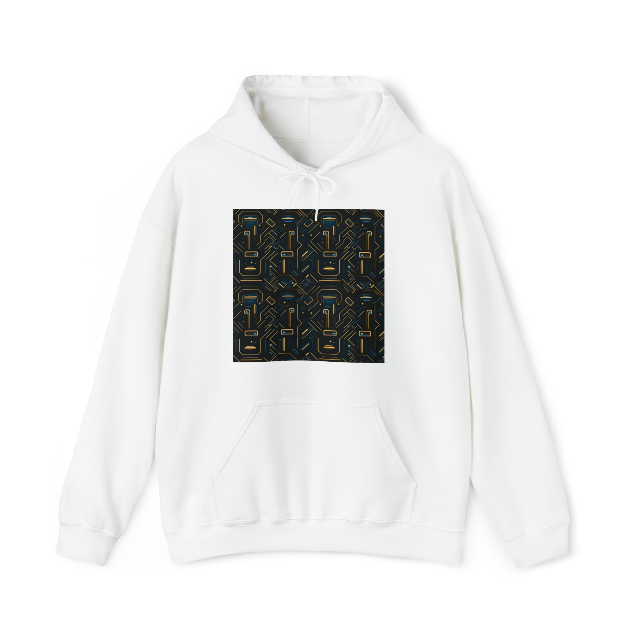 Unisex Heavy Blend™ Hooded Sweatshirt - Abstract Neon Designs 05