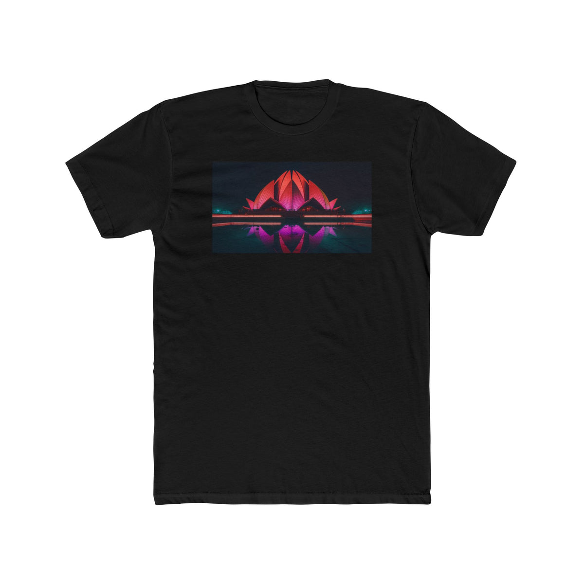 Men's Cotton Crew Tee - Elsewhere collection - Lotus Temple