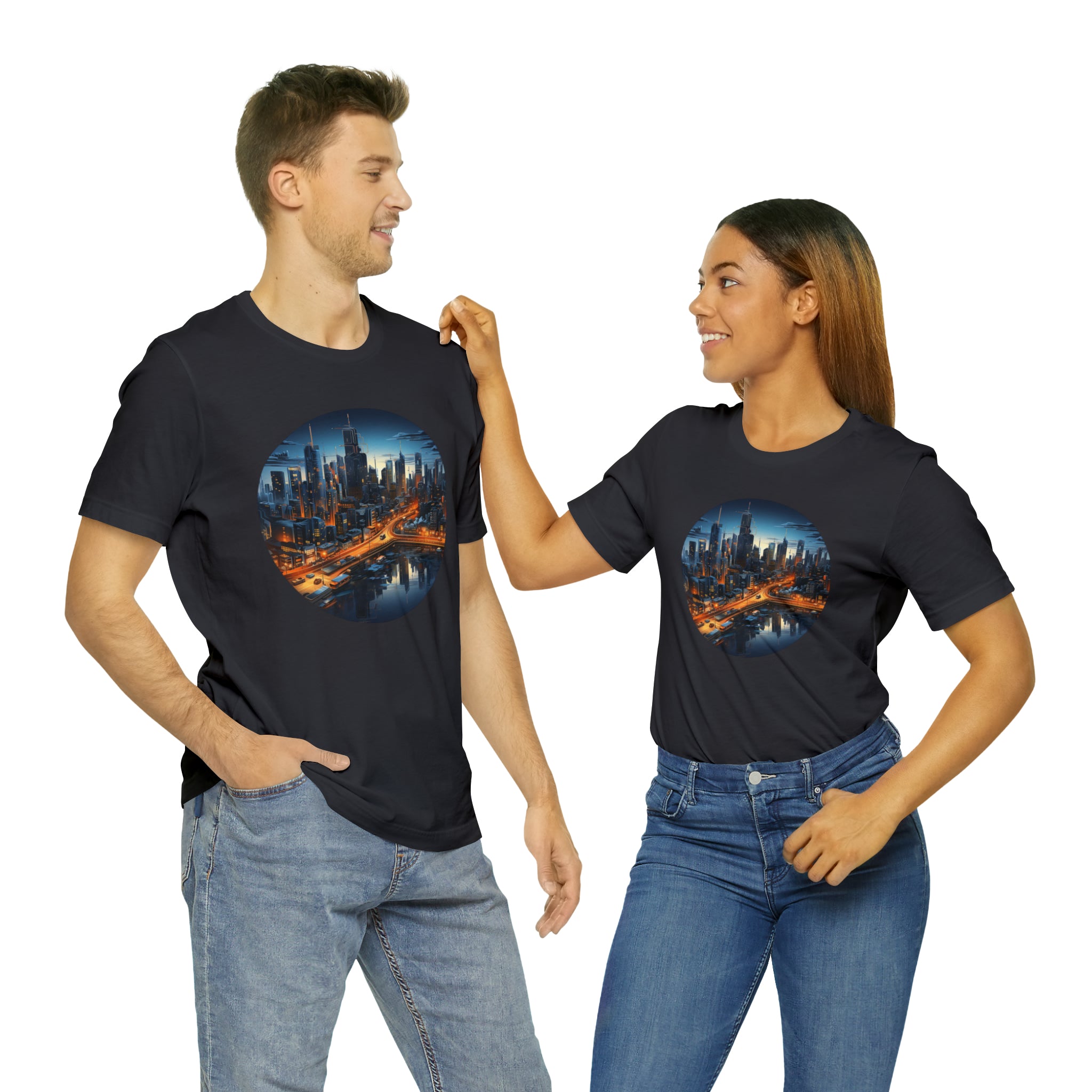 Unisex Jersey Short Sleeve Tee - Isometric Designs 06
