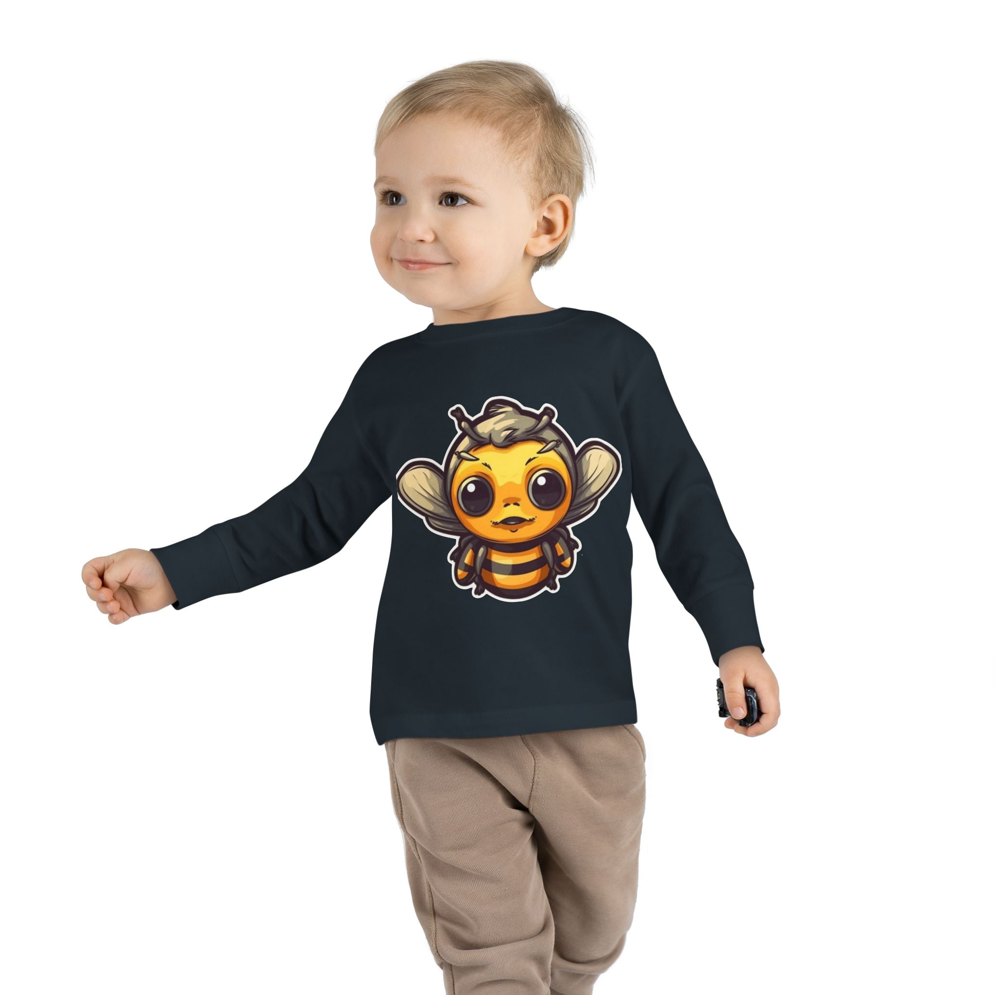 Toddler Long Sleeve Tee - Bee Larva
