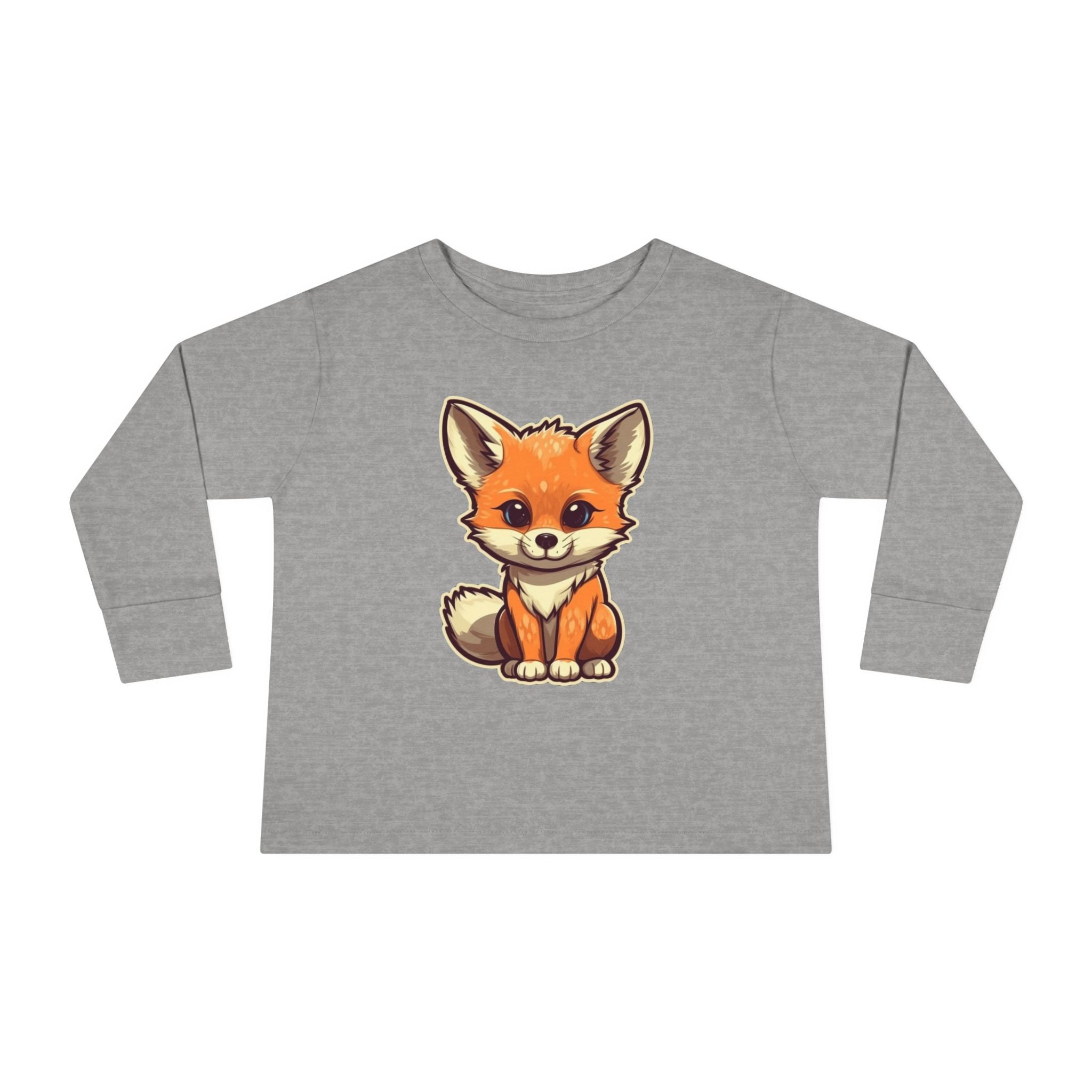 Toddler Long Sleeve Tee - Fox Pup