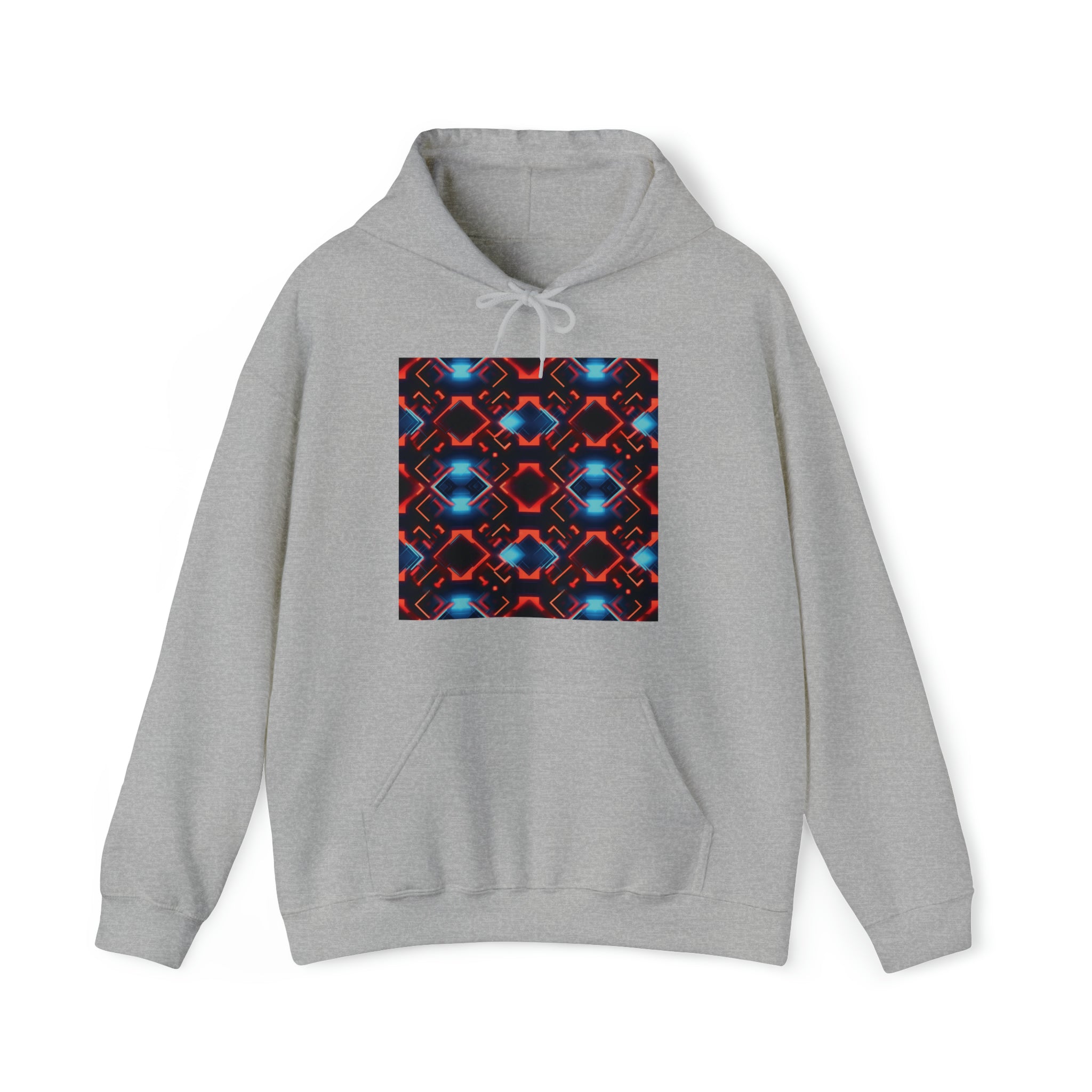 Unisex Heavy Blend™ Hooded Sweatshirt - Abstract Neon Designs 07
