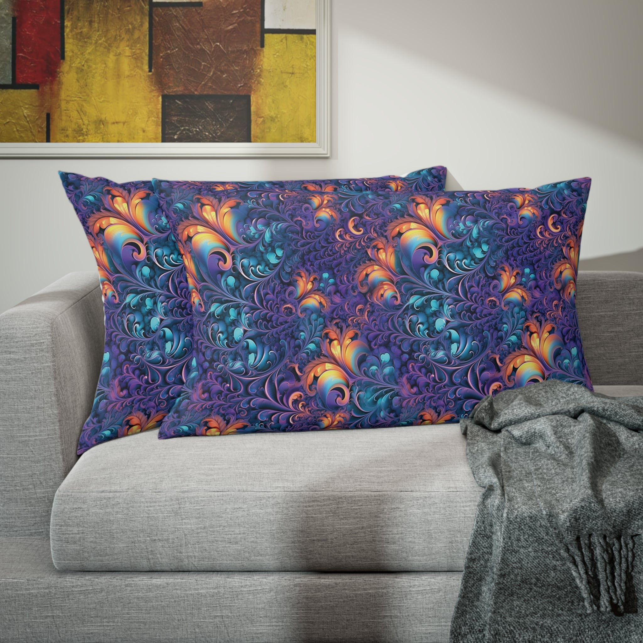 Pillow Sham (AOP) - Seamless Fractal Designs 02
