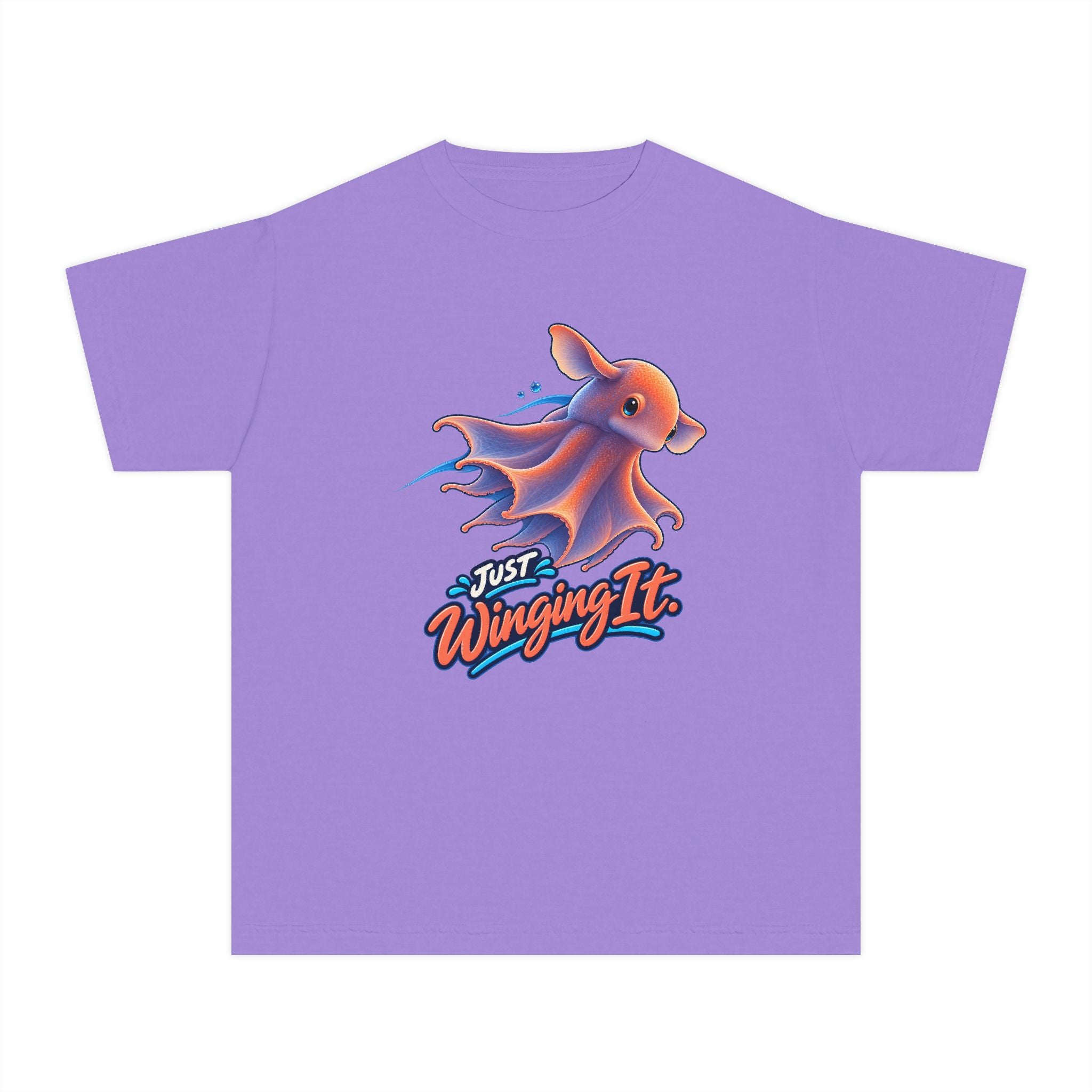 Youth Midweight Cotton Tee - Dumbo Octopus