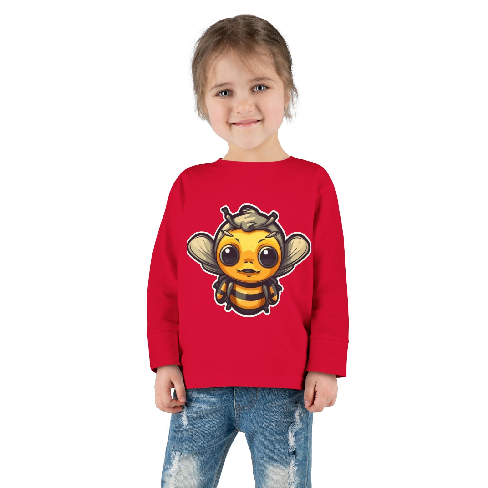 Toddler Long Sleeve Tee - Bee Larva