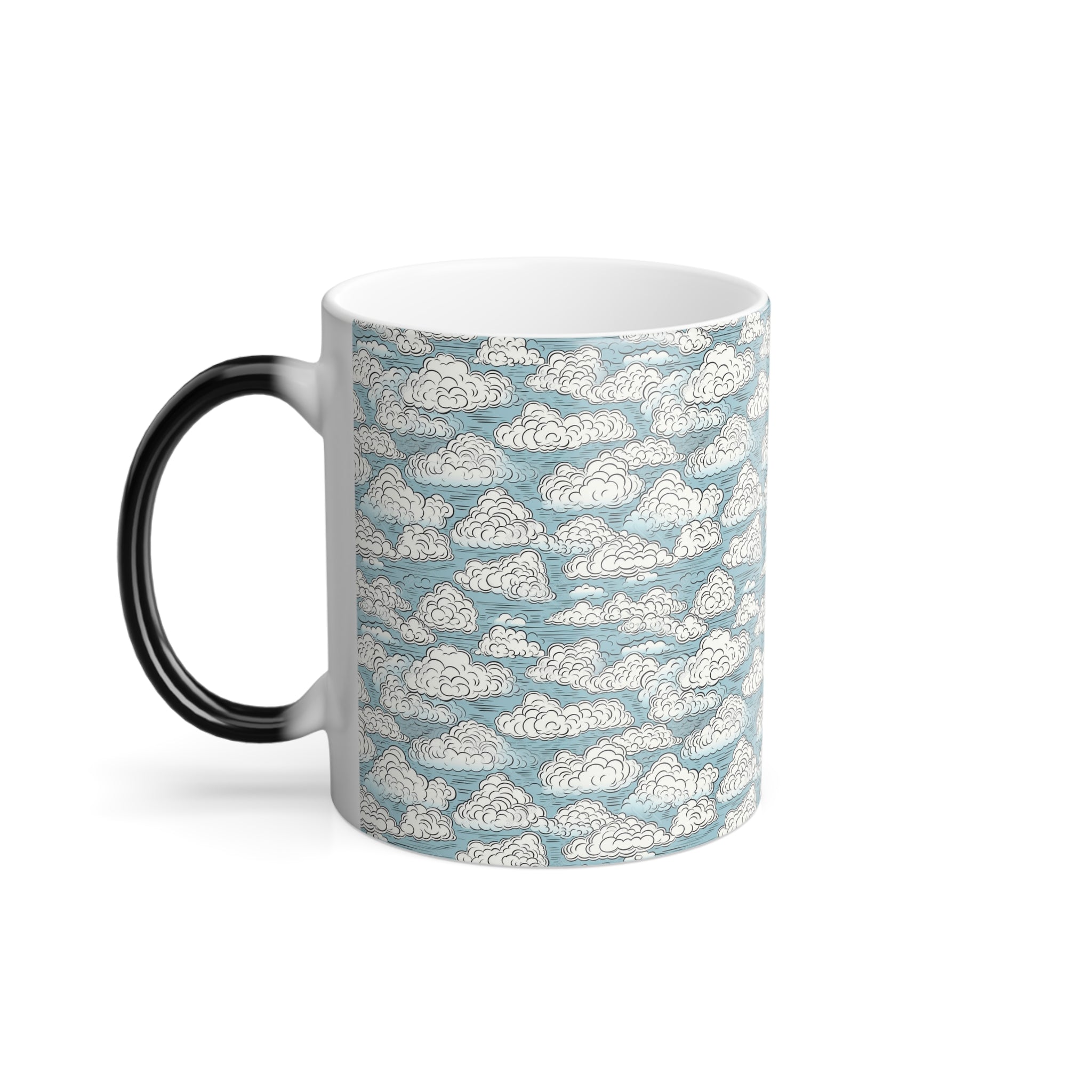 Color-Changing Mug, 11oz — Abstract Clouds