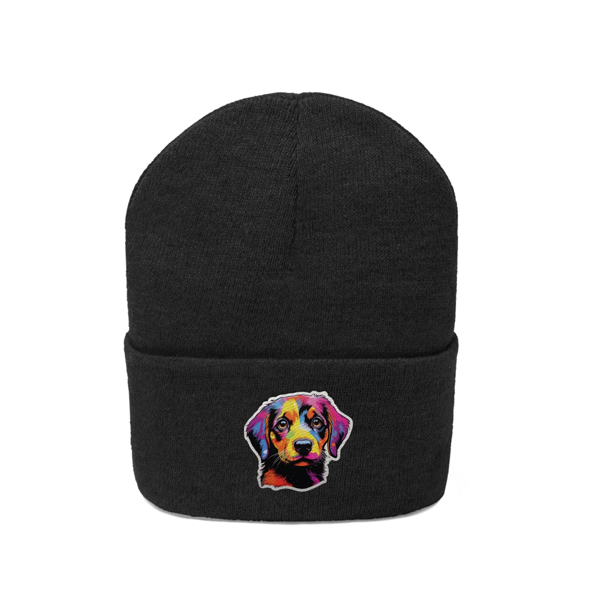 Knit Beanie - Puppy Pop Art 10